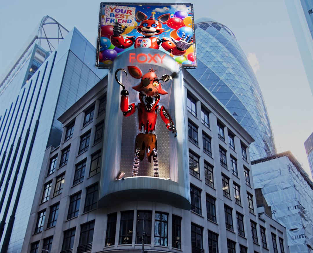 creepy Foxy in the city. на Dprofile