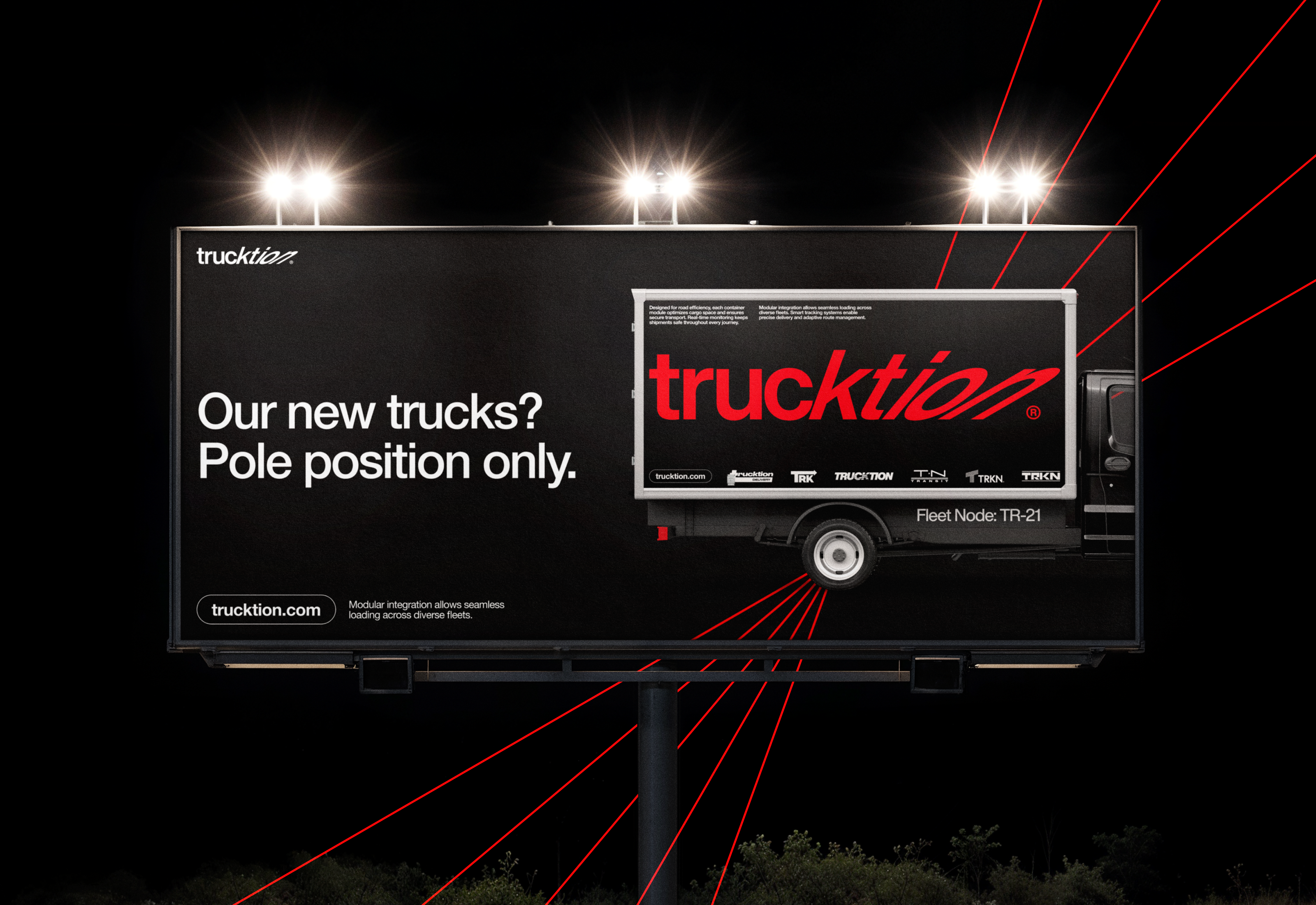 trucktion® — Branding identity — Изображение №11 — Брендинг, 3D на Dprofile