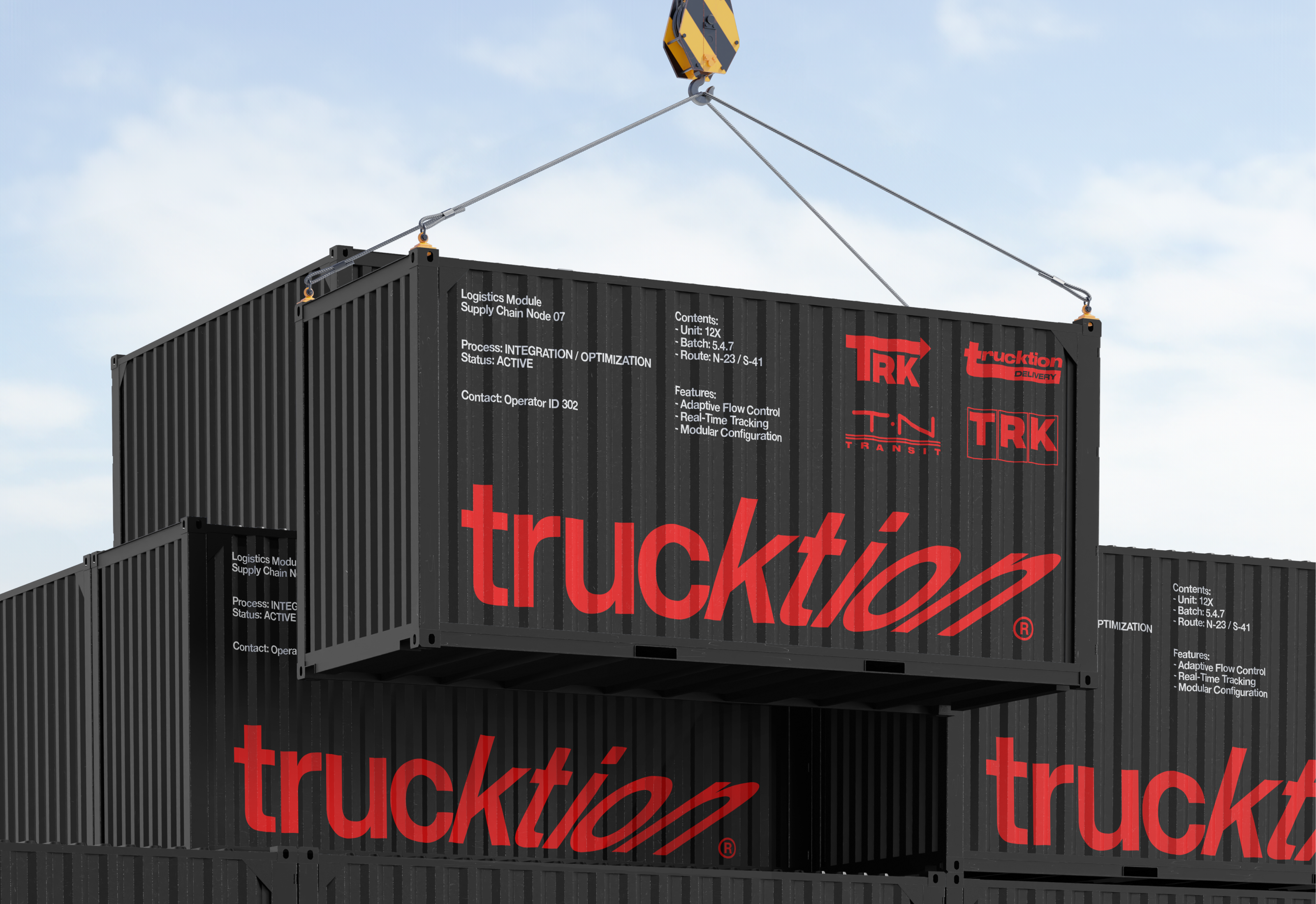 trucktion® — Branding identity — Изображение №12 — Брендинг, 3D на Dprofile