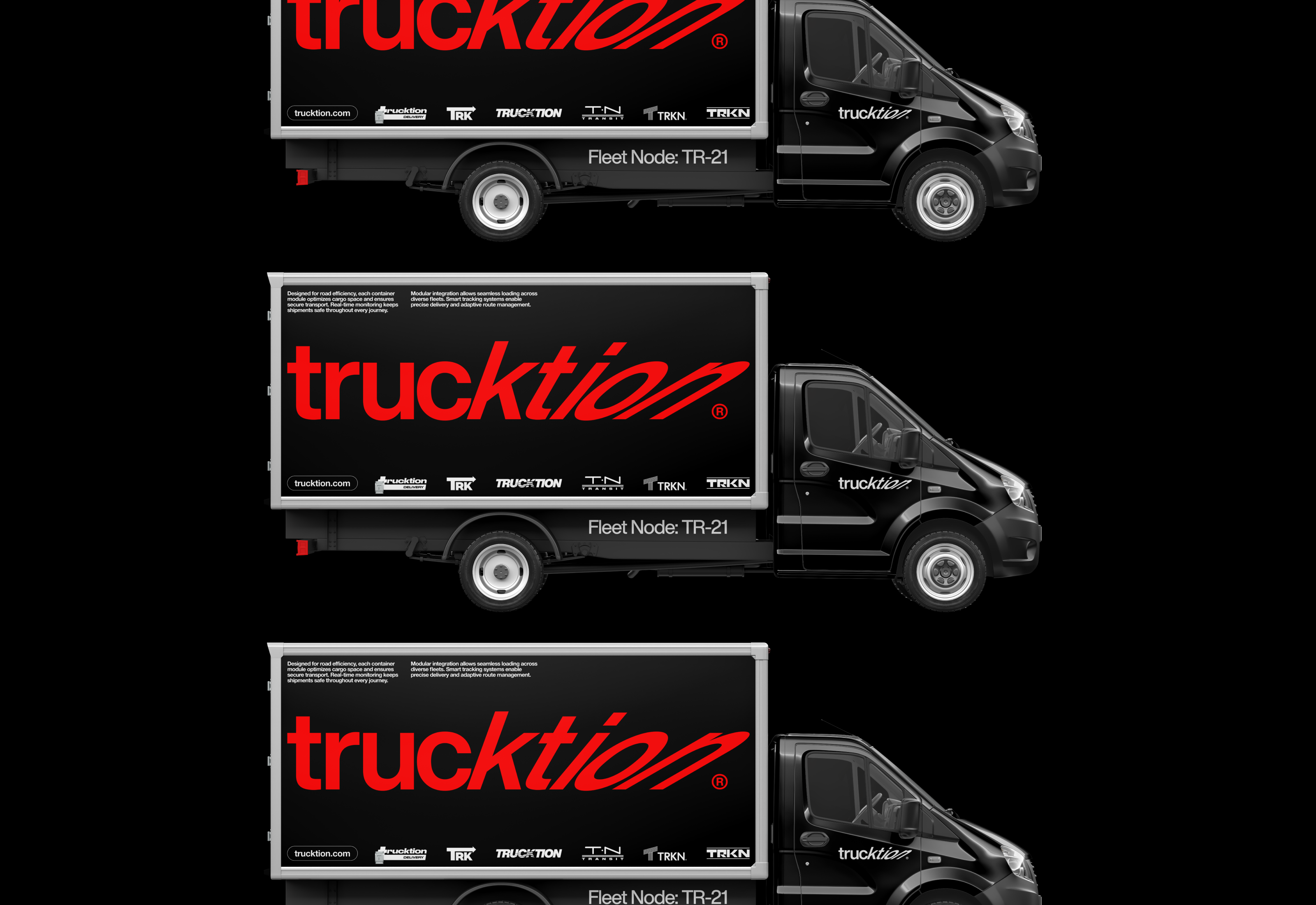 trucktion® — Branding identity — Изображение №9 — Брендинг, 3D на Dprofile