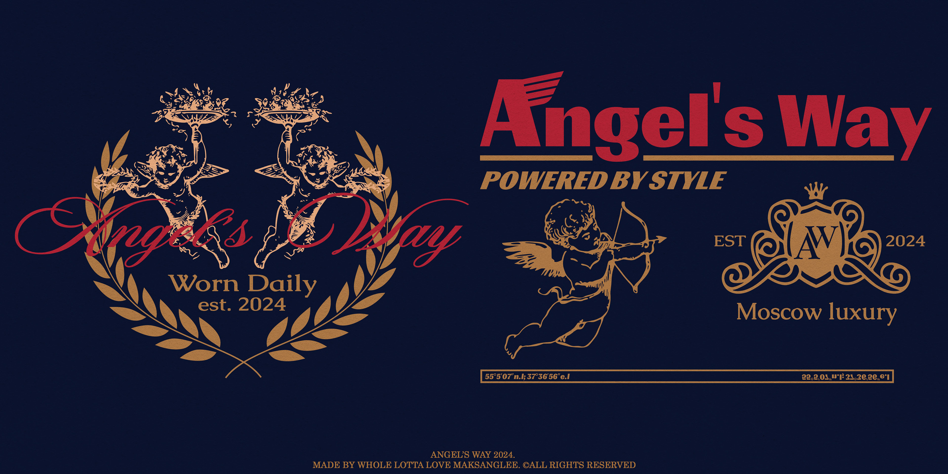 ANGEL'S WAY CLOTHING — Изображение №1 — Брендинг, Иллюстрация на Dprofile