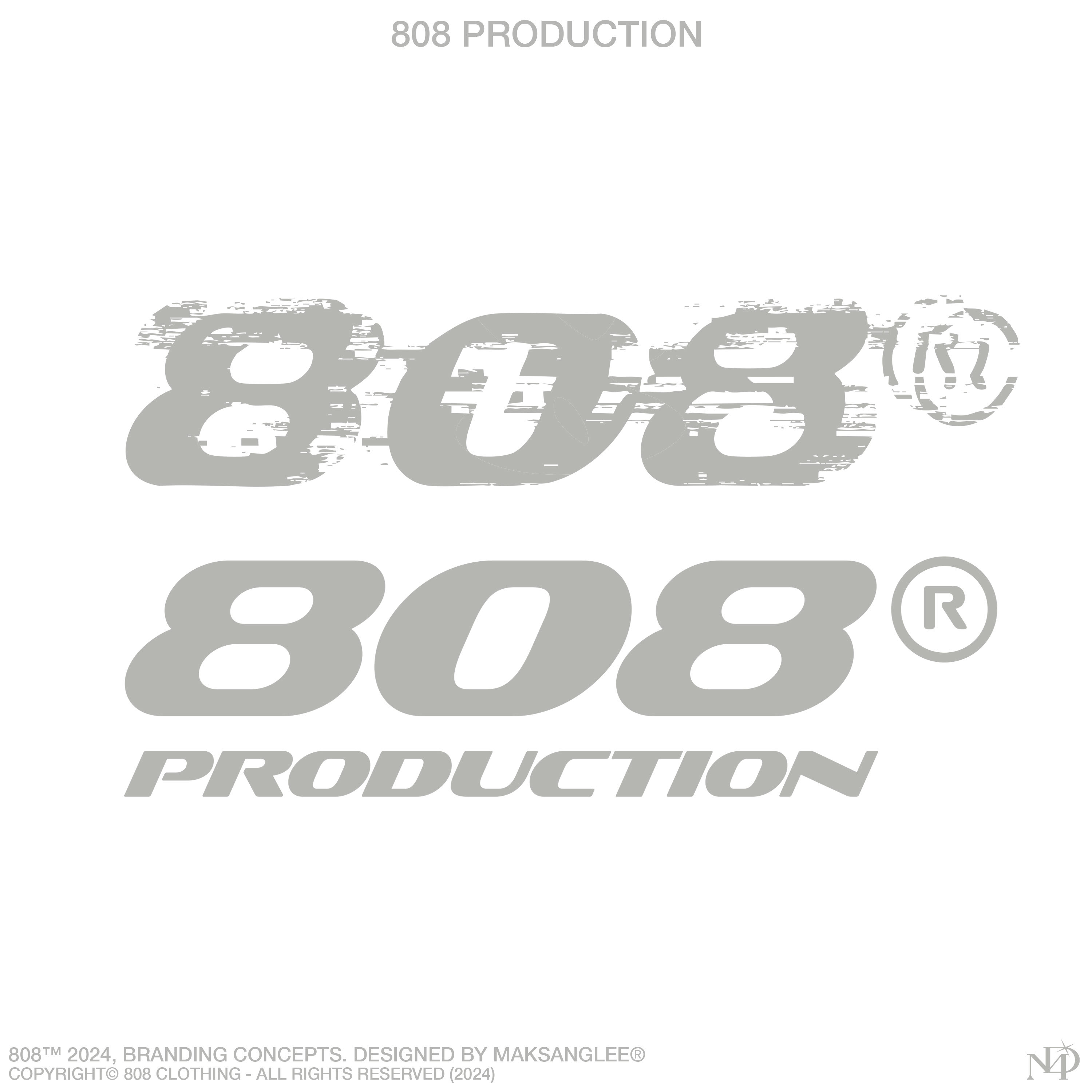 808 PRODUCTION LOGOS — Изображение №9 — Брендинг, Иллюстрация на Dprofile