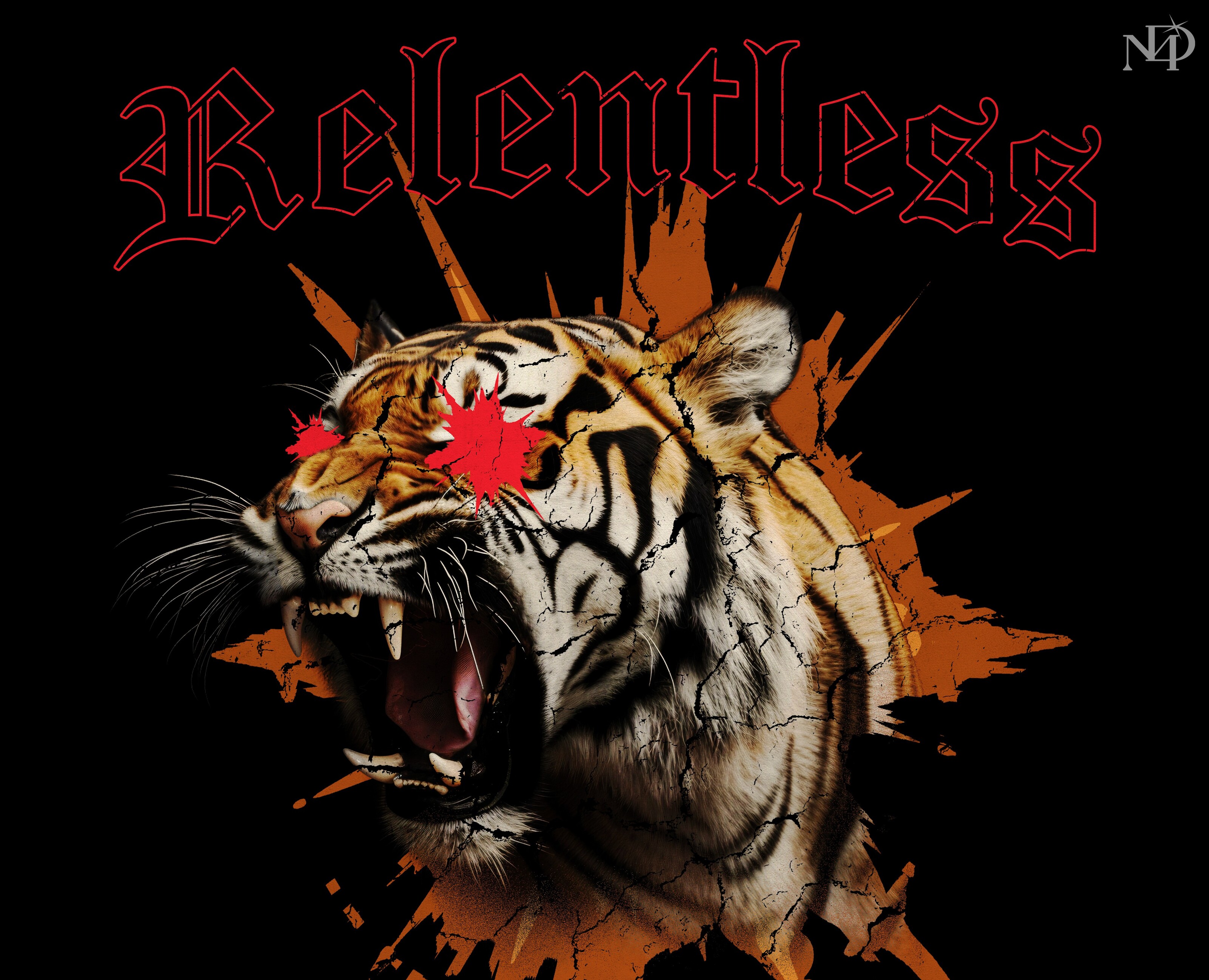 RELENTLESS TANK TOP — Брендинг, Графика на Dprofile
