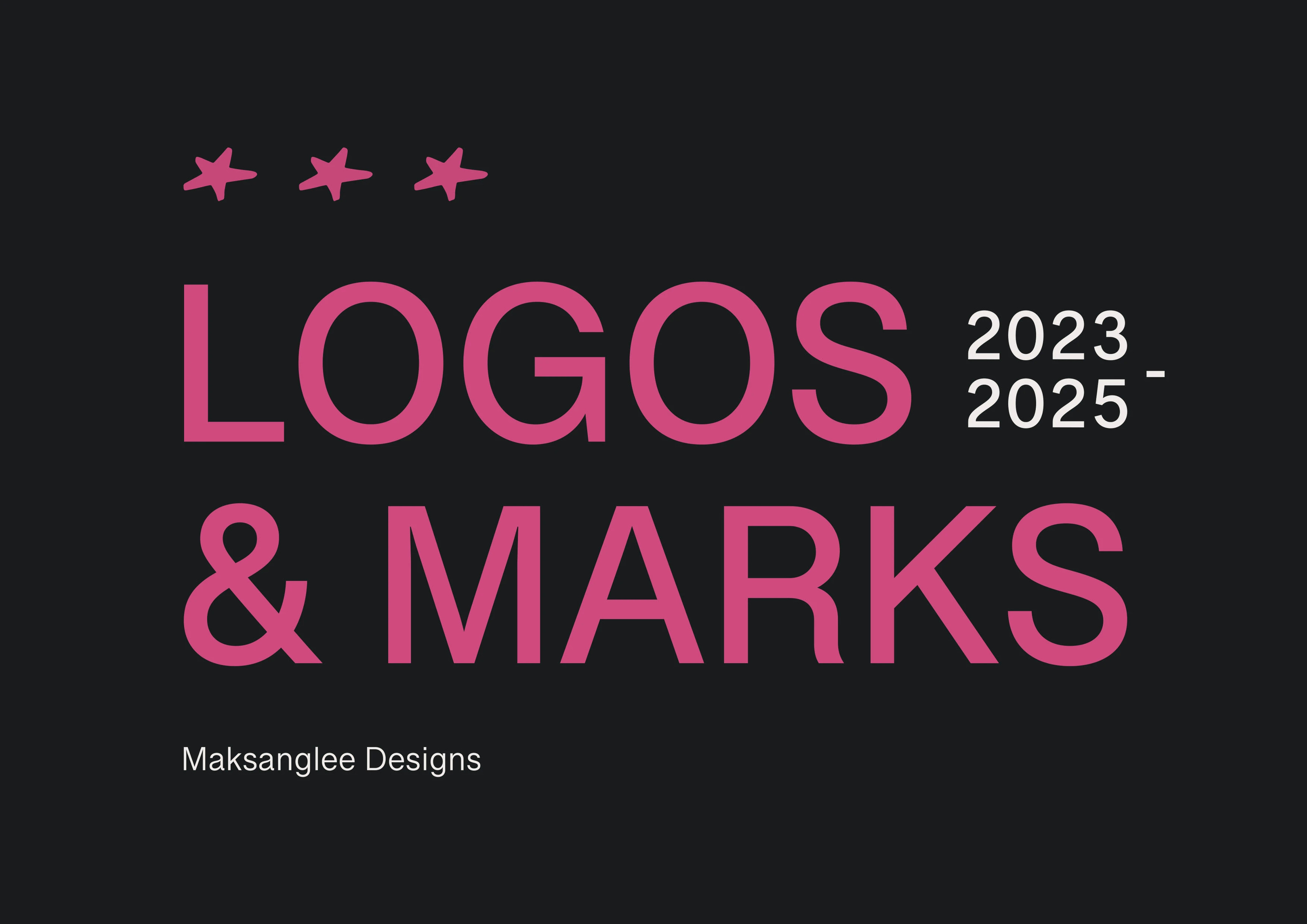LOGOS & MARKS 2023-2025 — Изображение №1 — Брендинг на Dprofile