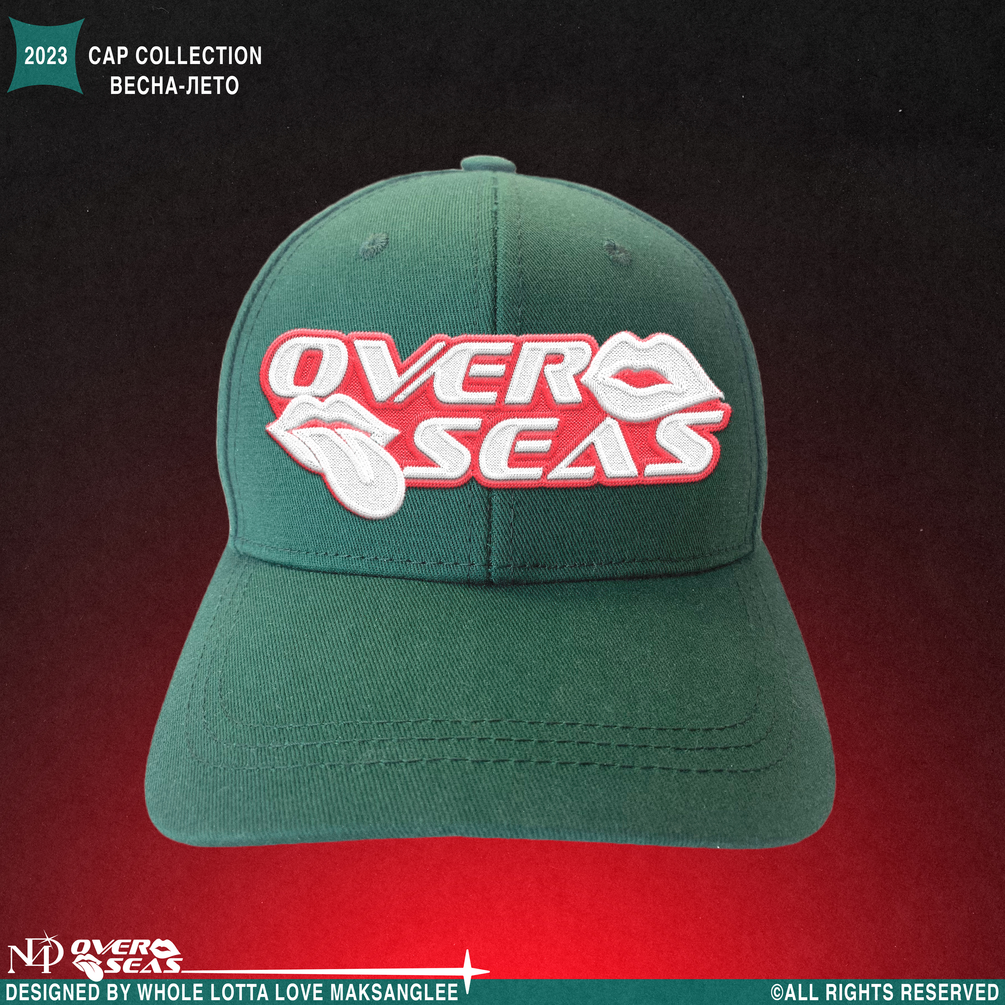 OVERSEAS Y2K CAPS — Изображение №1 — Брендинг, Графика на Dprofile