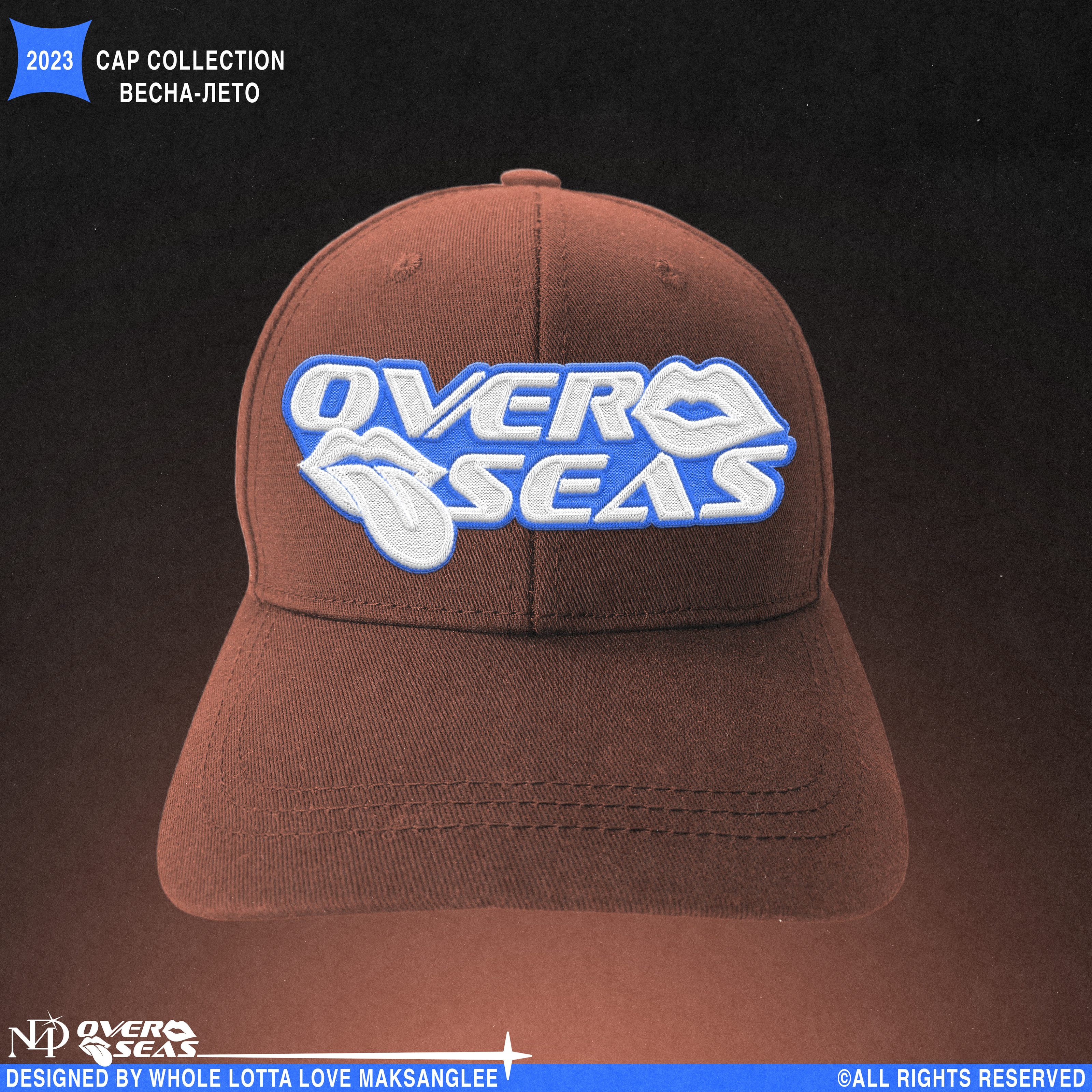 OVERSEAS Y2K CAPS — Изображение №2 — Брендинг, Графика на Dprofile