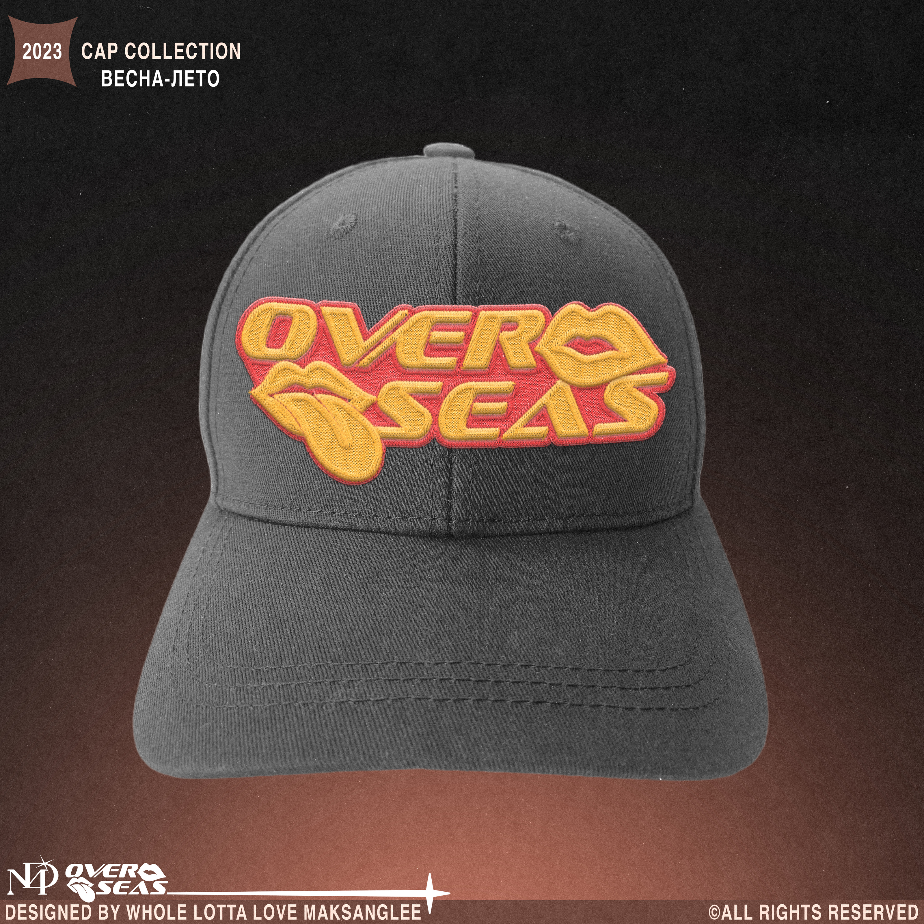 OVERSEAS Y2K CAPS — Изображение №3 — Брендинг, Графика на Dprofile