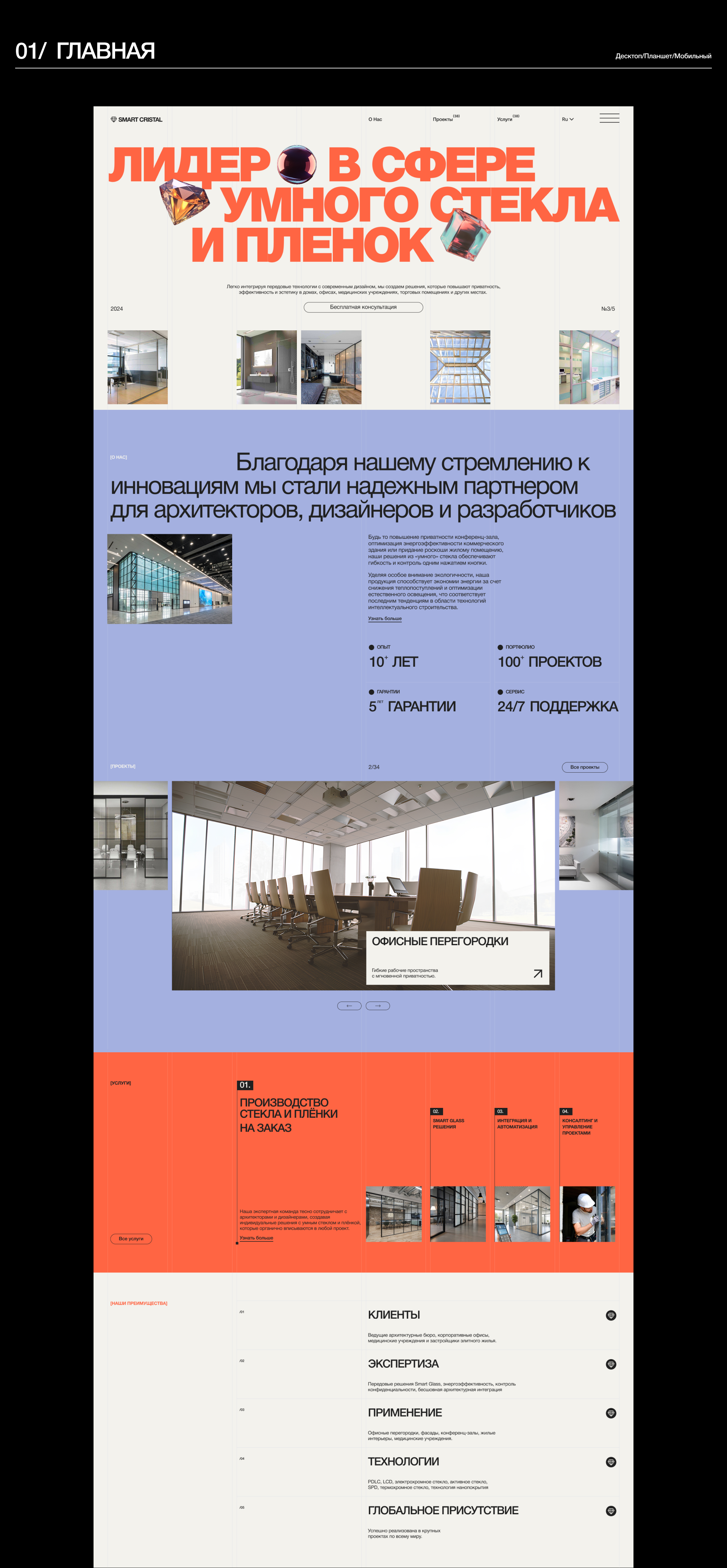 Корпоративный сайт — Изображение №2 — Интерфейсы, Брендинг на Dprofile