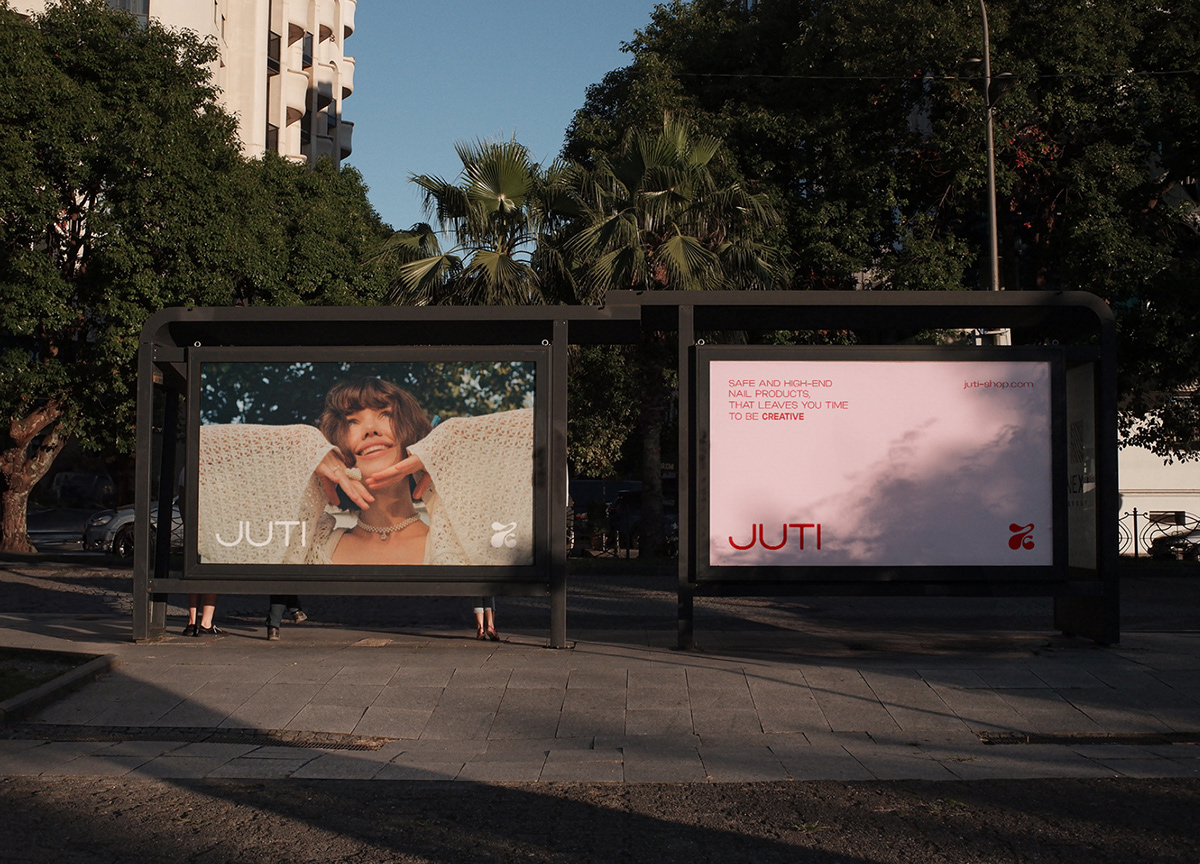 JUTI / nail supplies shop brand identity — Изображение №4 — Брендинг на Dprofile