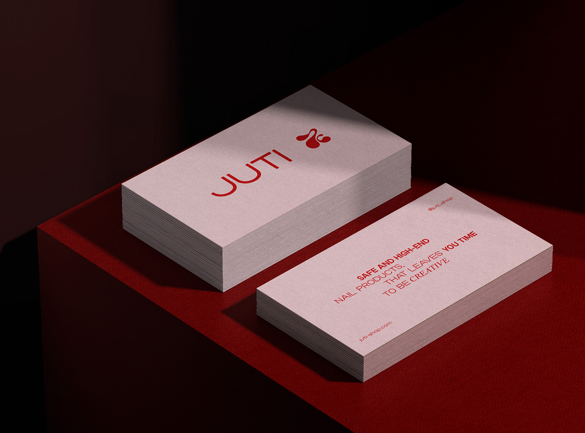 JUTI / nail supplies shop brand identity — Изображение №7 — Брендинг на Dprofile