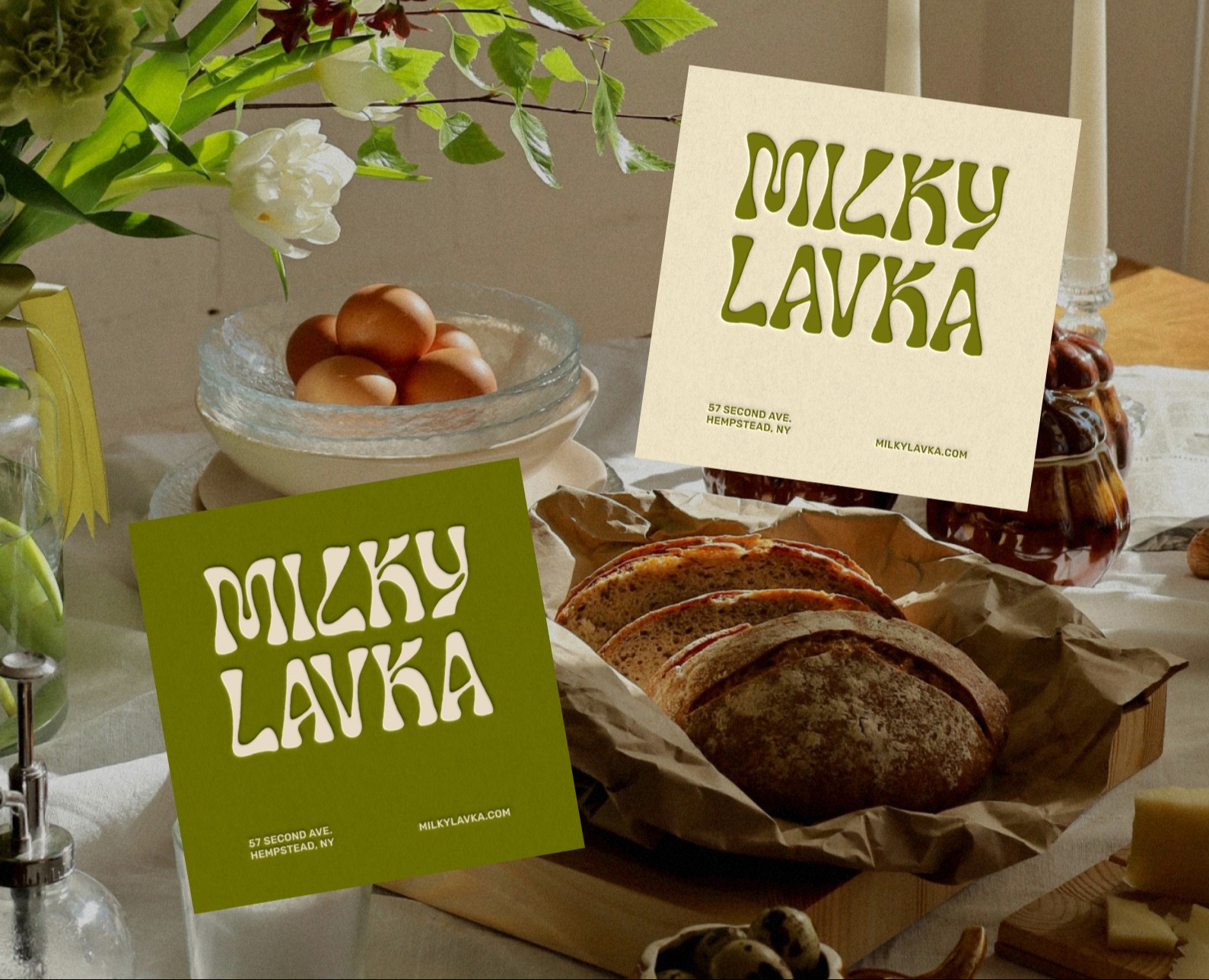 MILKY LAVKA / BRAND IDENTITY на Dprofile