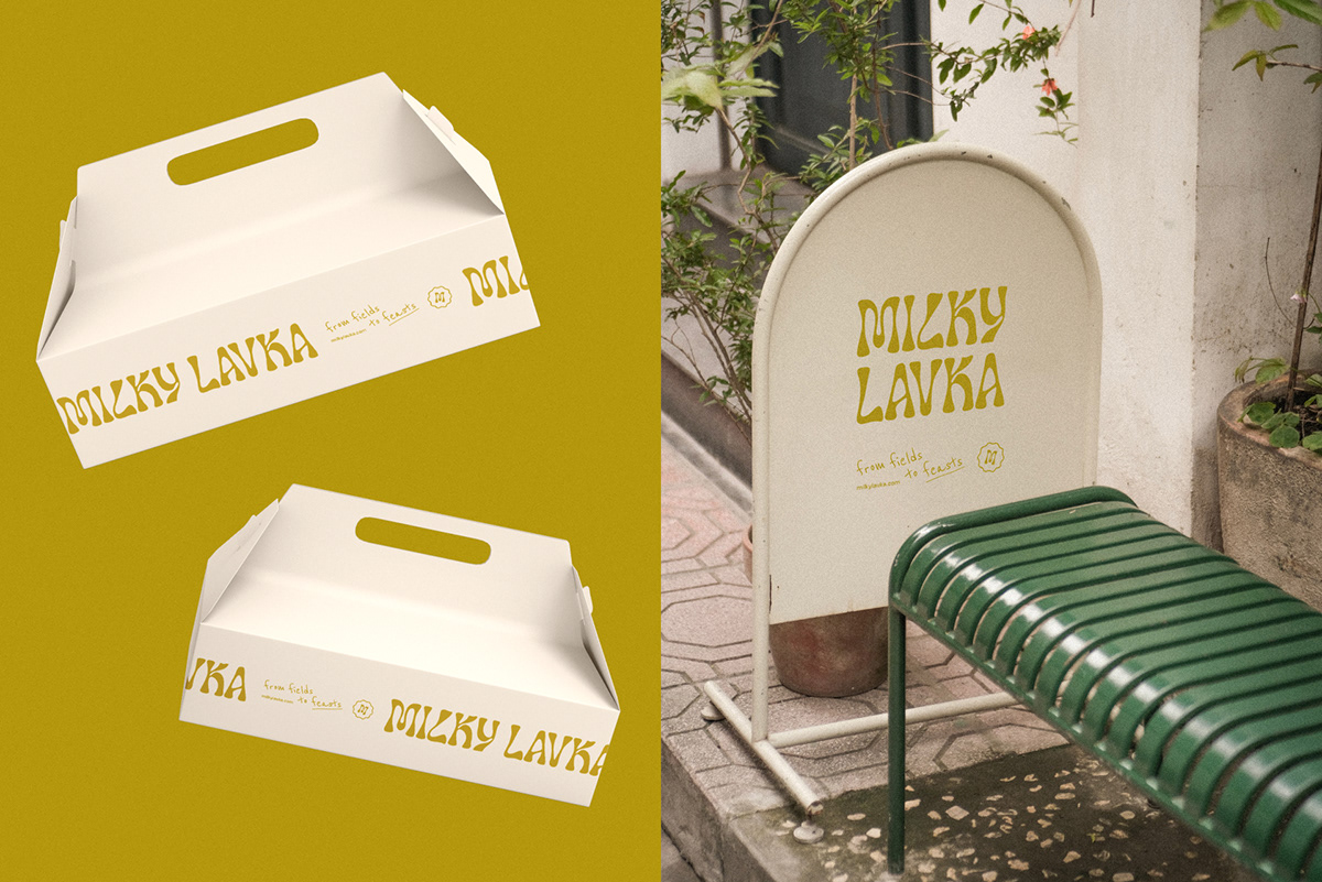 MILKY LAVKA / BRAND IDENTITY — Изображение №15 — Брендинг на Dprofile