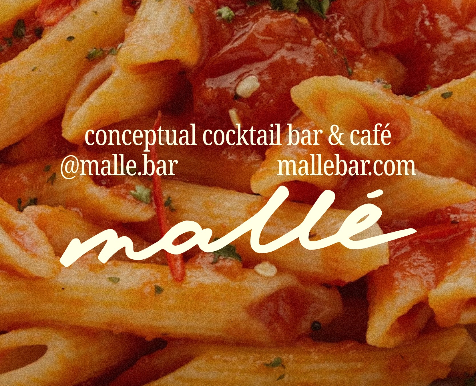 Malle / Cocktail bar & cafe brand identity на Dprofile