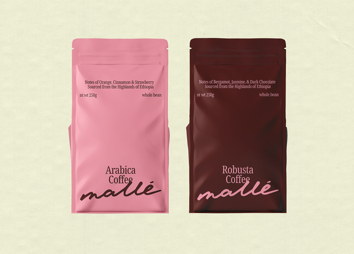 Malle / Cocktail bar & cafe brand identity — Изображение №11 — Брендинг на Dprofile