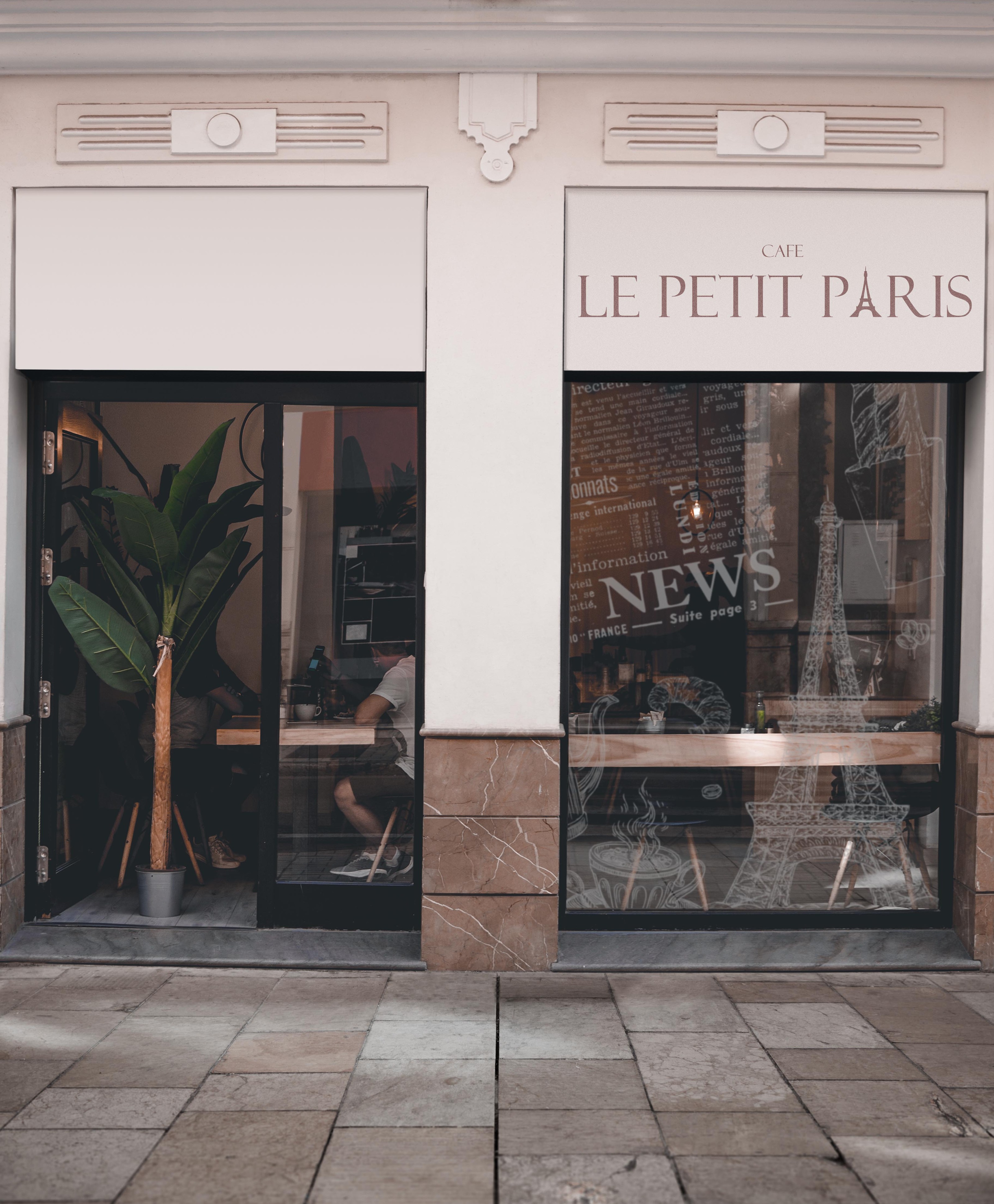 Кофейня Le petit Paris  фирменный стиль — Изображение №2 — Брендинг на Dprofile