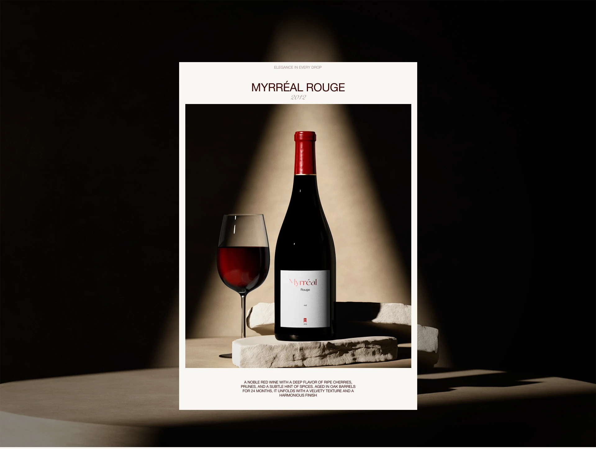 MYRREAL | Corporate website UX/UI Design | Winery — Изображение №11 — Интерфейсы на Dprofile