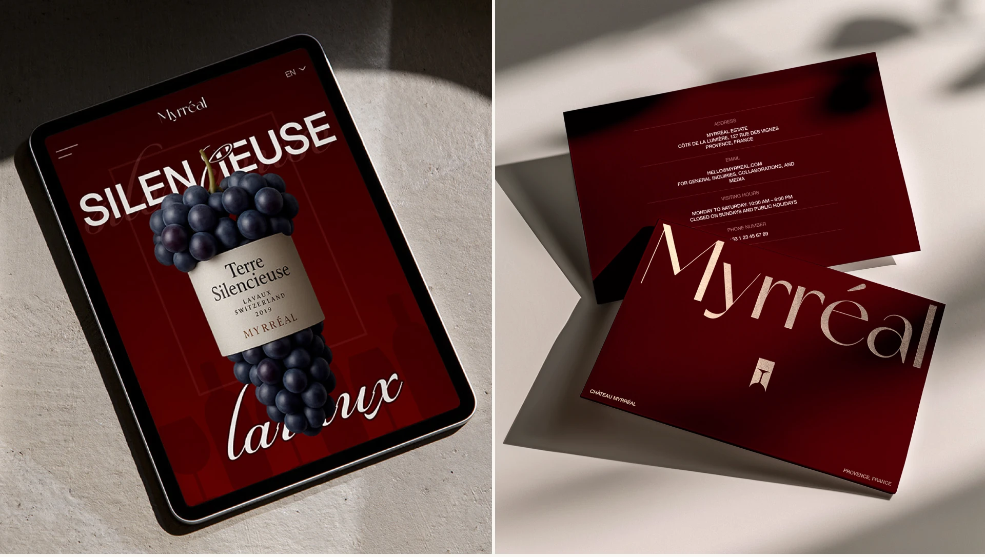 MYRREAL | Corporate website UX/UI Design | Winery — Изображение №10 — Интерфейсы на Dprofile