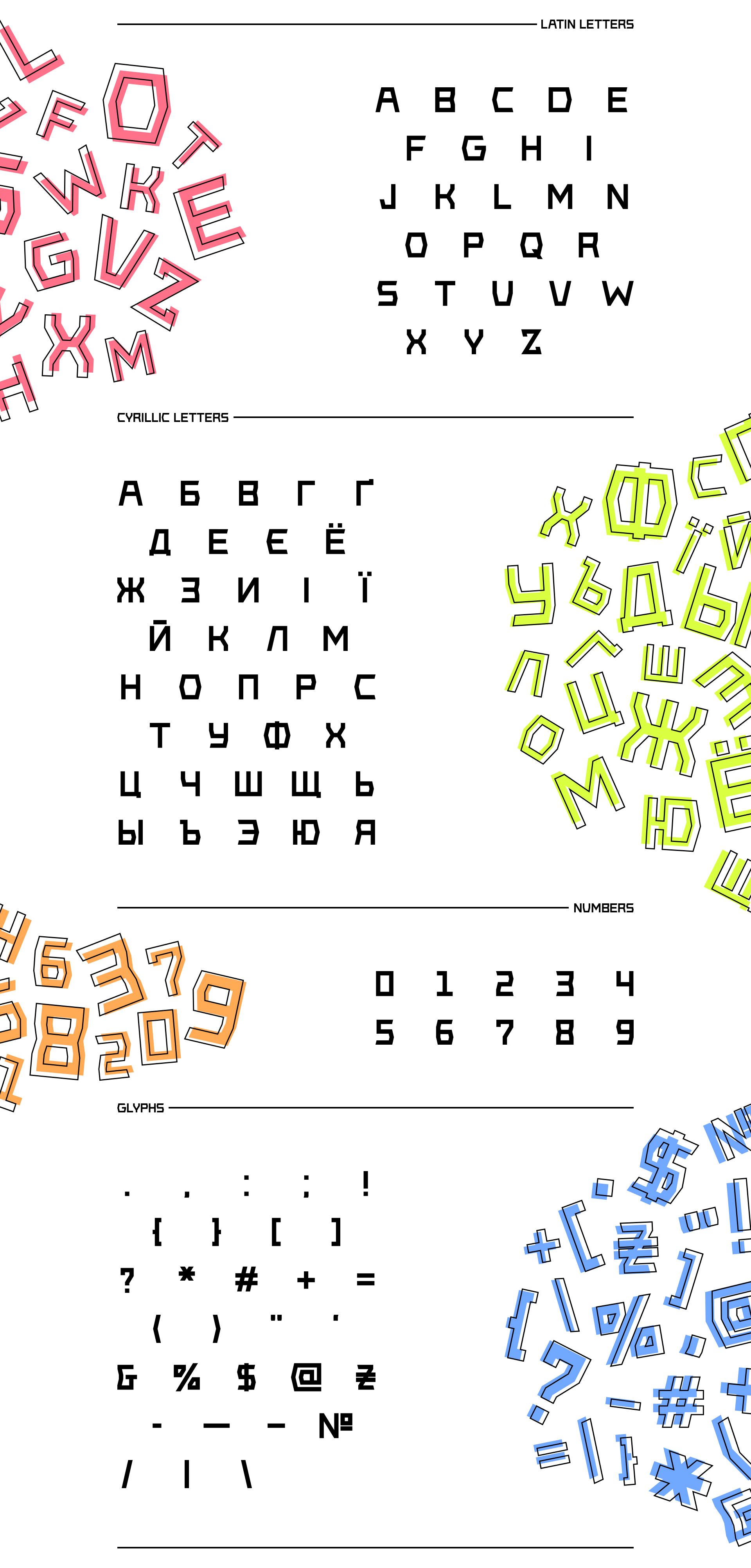Black Acute - FREE font (latin, cyrillic) — Изображение №2 — Графика на Dprofile
