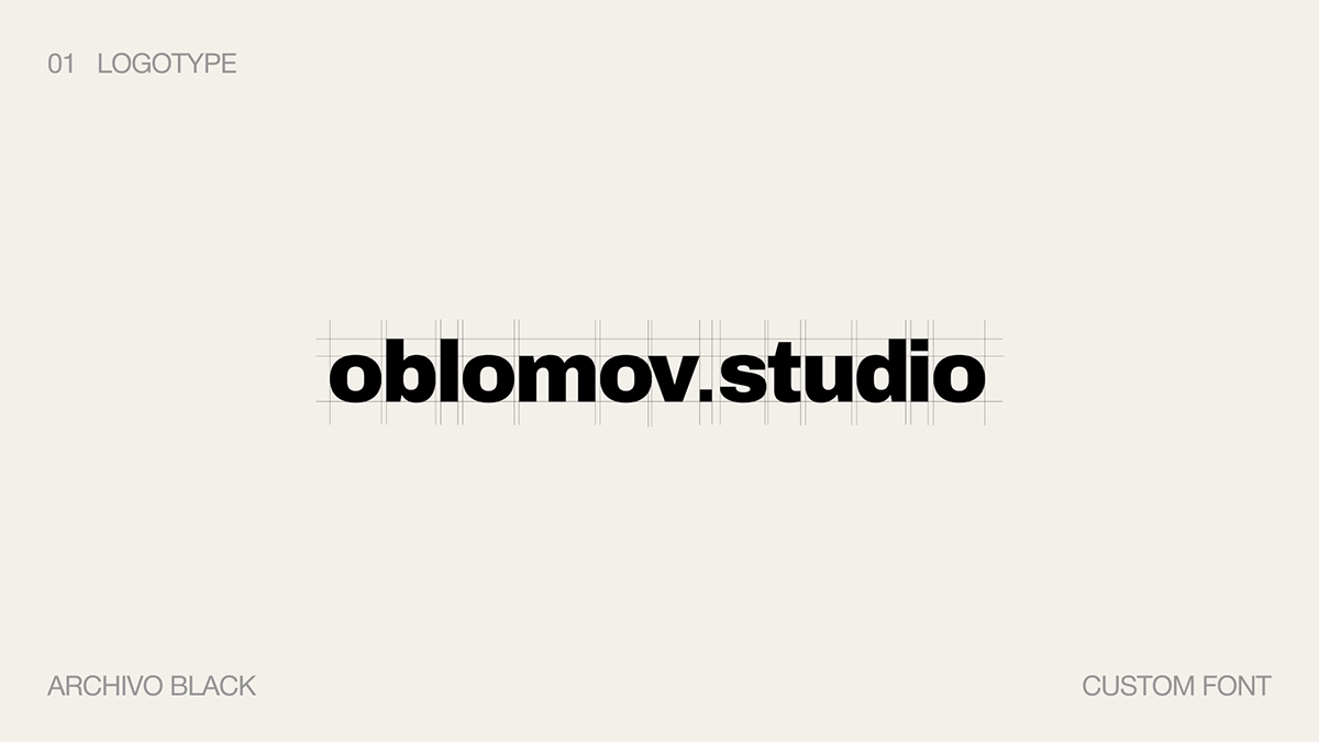 logotype | oblomov.studio — Изображение №3 — Брендинг на Dprofile