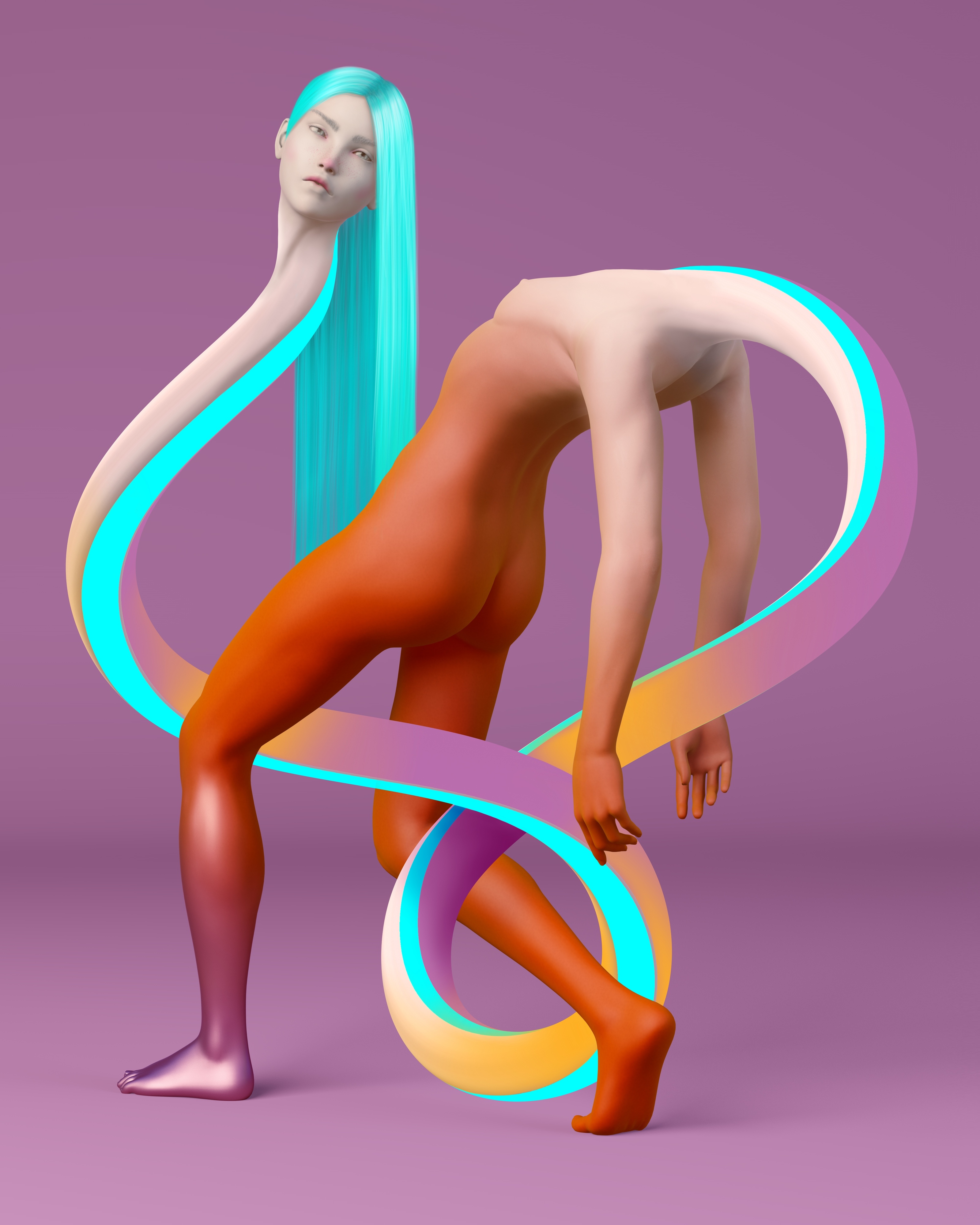 Персональная выставка / Эрарта // 2024 — Изображение №2 — Иллюстрация, 3D на Dprofile