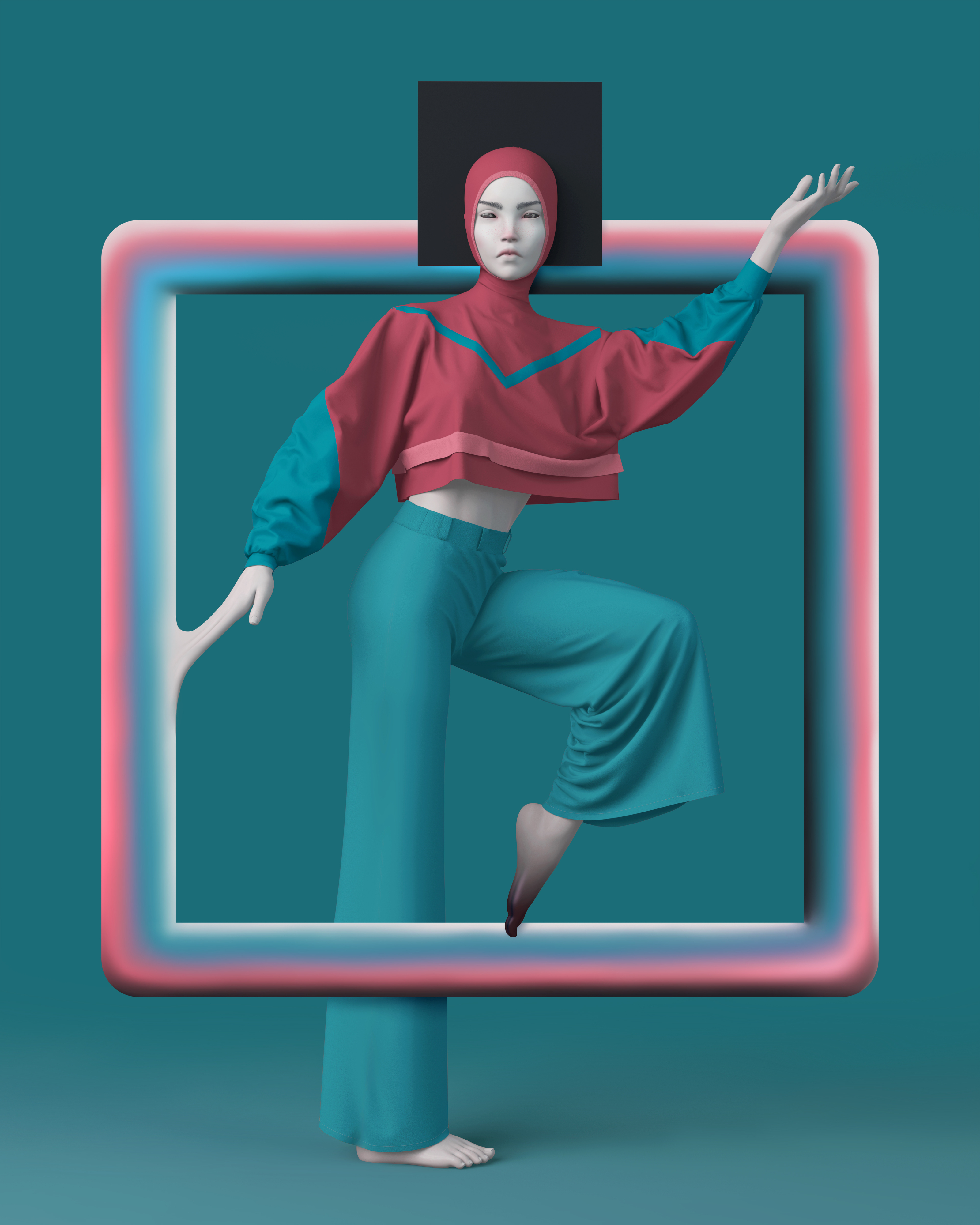 Персональная выставка / Эрарта // 2024 — Изображение №5 — Иллюстрация, 3D на Dprofile