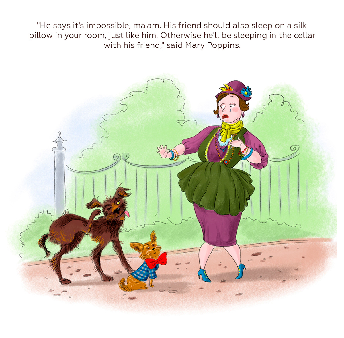 Иллюстрации к "Мэри Поппинс" — Изображение №13 — Иллюстрация на Dprofile