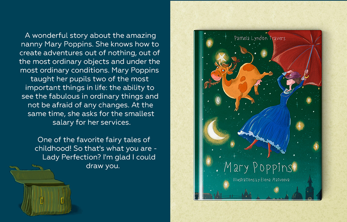 Иллюстрации к "Мэри Поппинс" — Изображение №2 — Иллюстрация на Dprofile