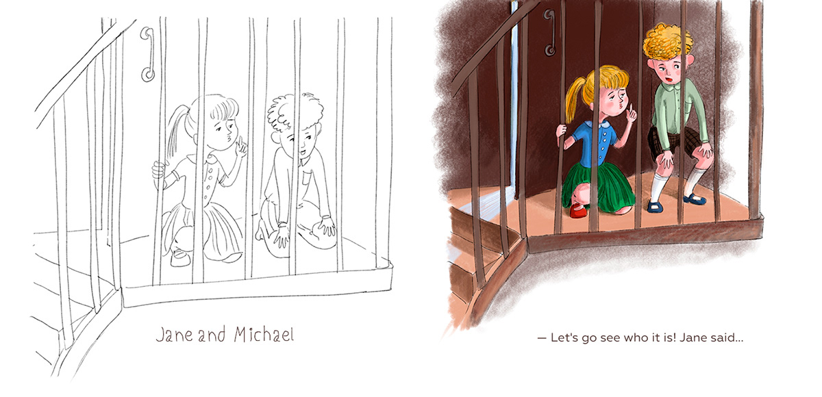 Иллюстрации к "Мэри Поппинс" — Изображение №8 — Иллюстрация на Dprofile