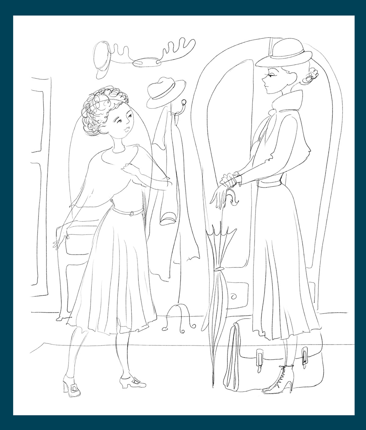 Иллюстрации к "Мэри Поппинс" — Изображение №5 — Иллюстрация на Dprofile