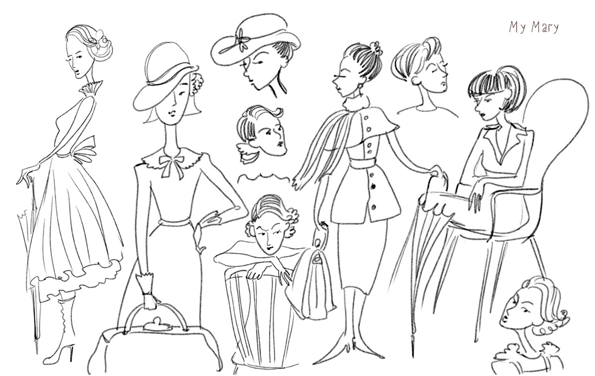 Иллюстрации к "Мэри Поппинс" — Изображение №3 — Иллюстрация на Dprofile