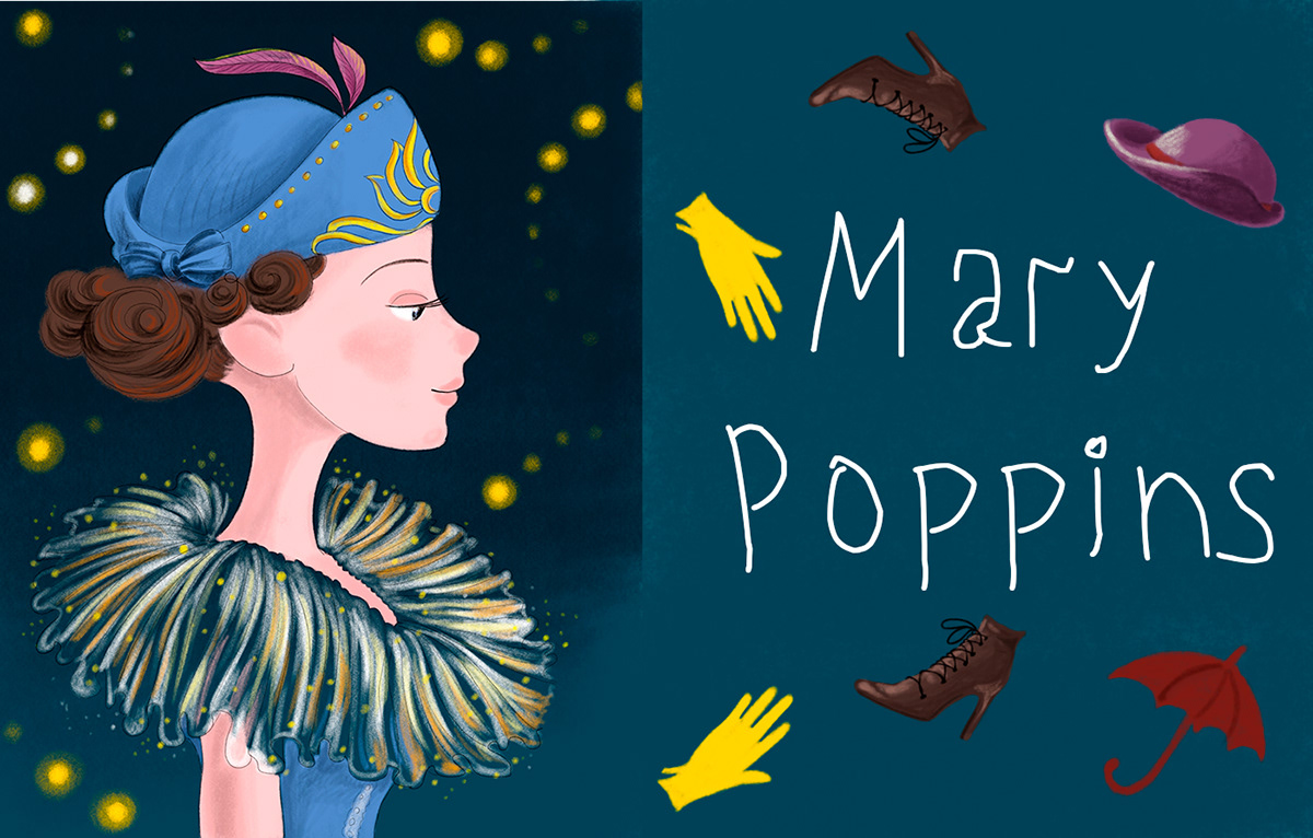 Иллюстрации к "Мэри Поппинс" — Изображение №1 — Иллюстрация на Dprofile