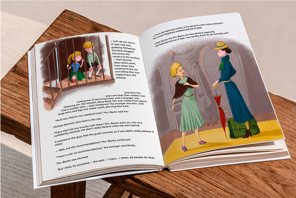 Иллюстрации к "Мэри Поппинс" — Изображение №9 — Иллюстрация на Dprofile