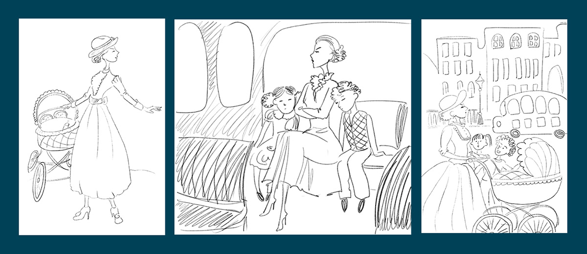 Иллюстрации к "Мэри Поппинс" — Изображение №4 — Иллюстрация на Dprofile