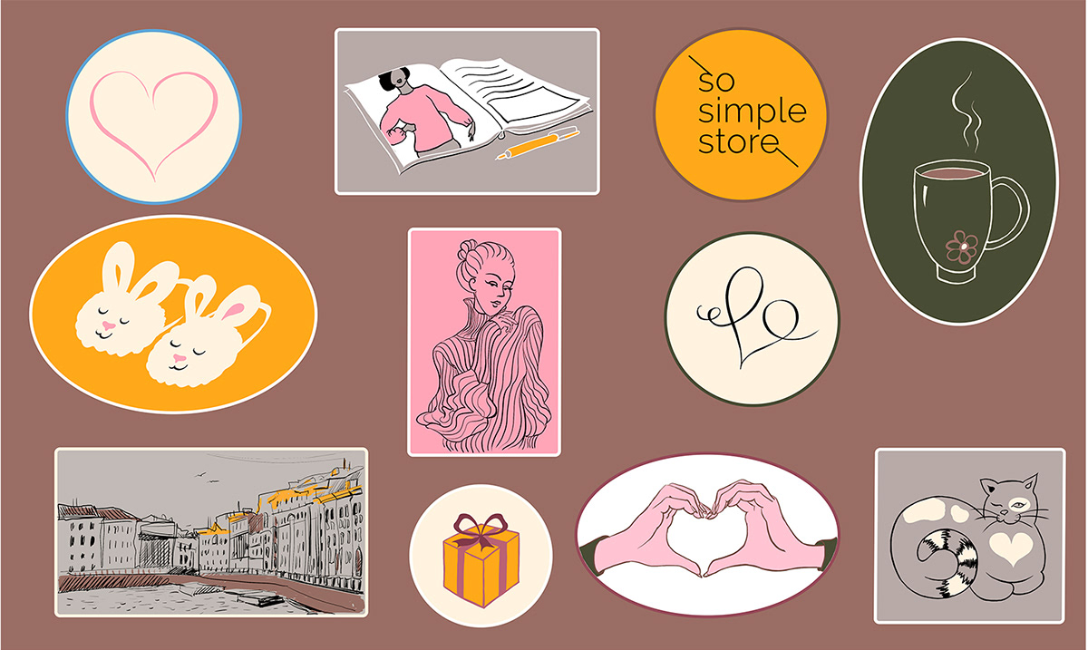 Иллюстративная айдентика — Изображение №10 — Брендинг, Иллюстрация на Dprofile