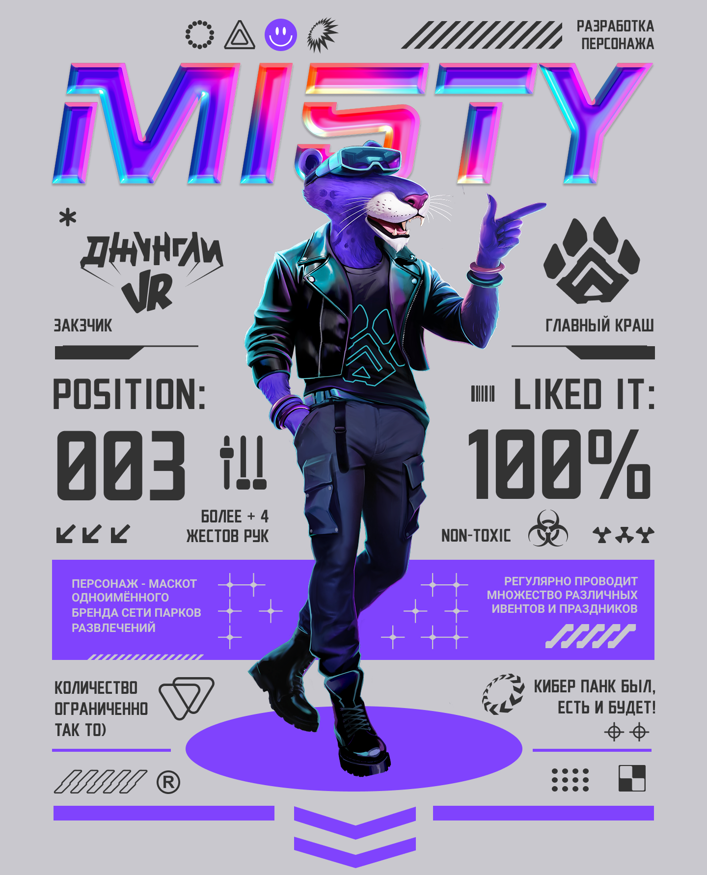 Персонаж - маскот VR парка — Изображение №1 — Брендинг, Иллюстрация на Dprofile