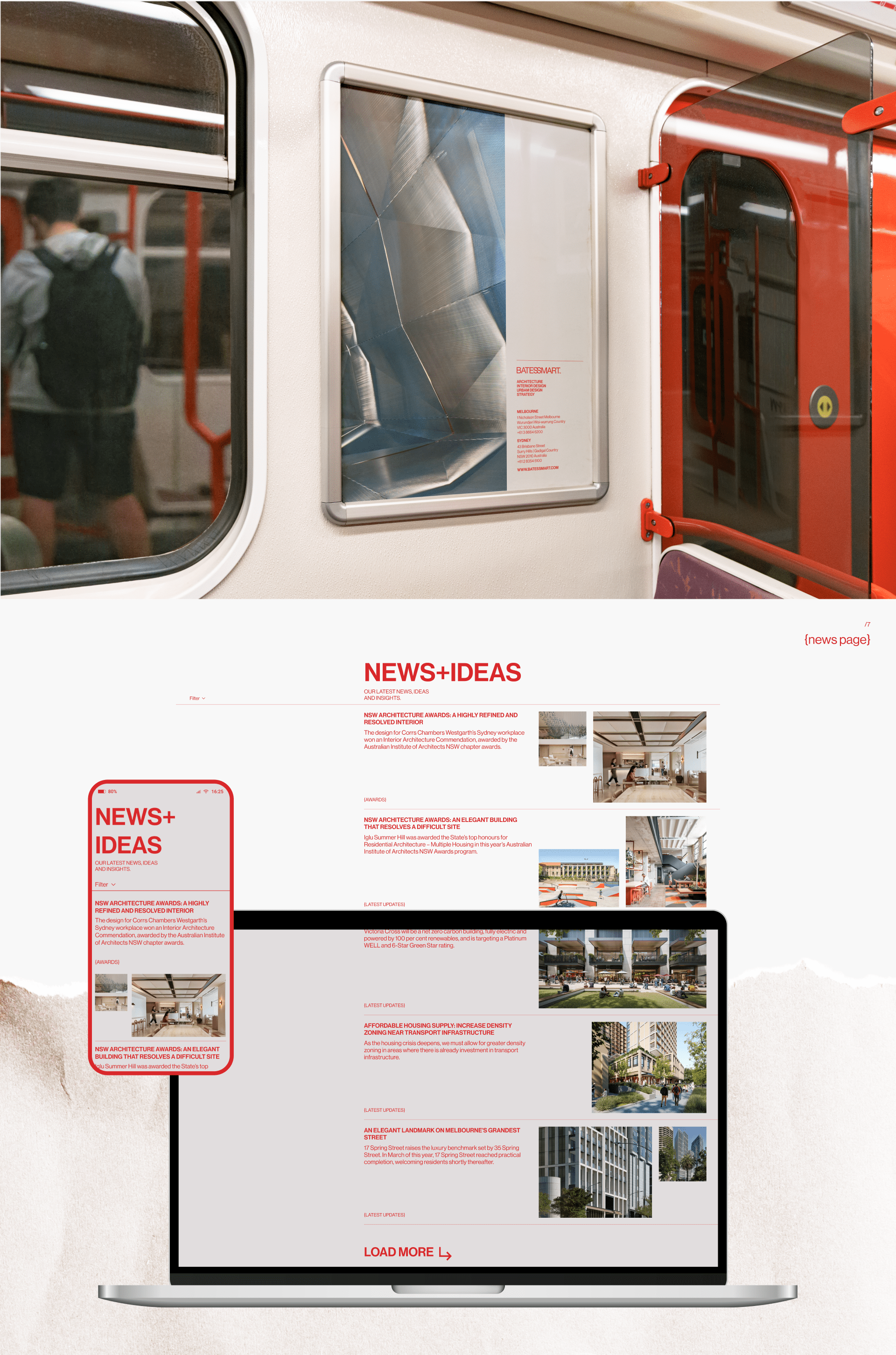 Bates Smart | Corporate website redesign — Изображение №9 — Интерфейсы, Анимация на Dprofile