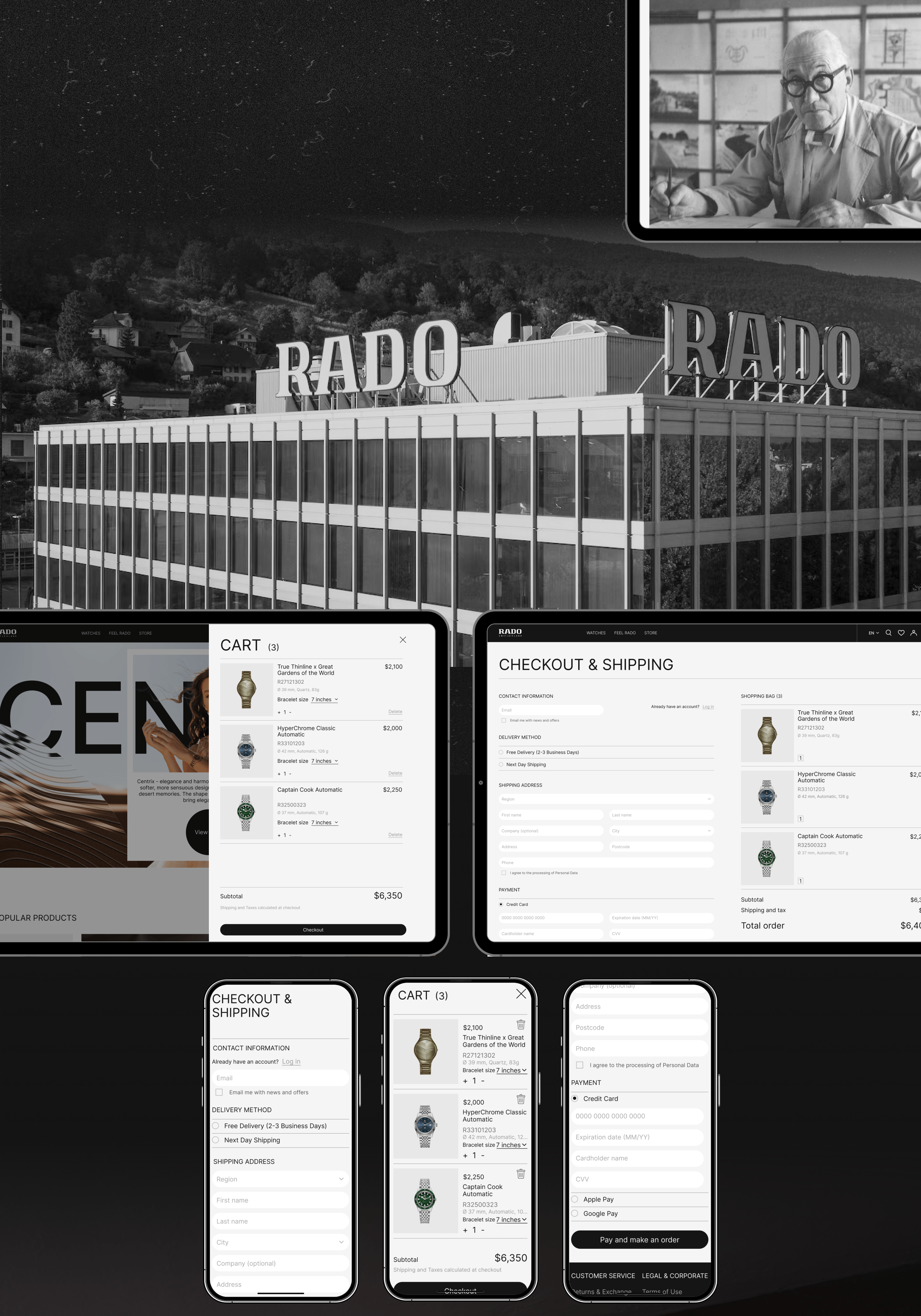 Rado | E-commerce website redesign — Изображение №6 — Интерфейсы, Брендинг на Dprofile