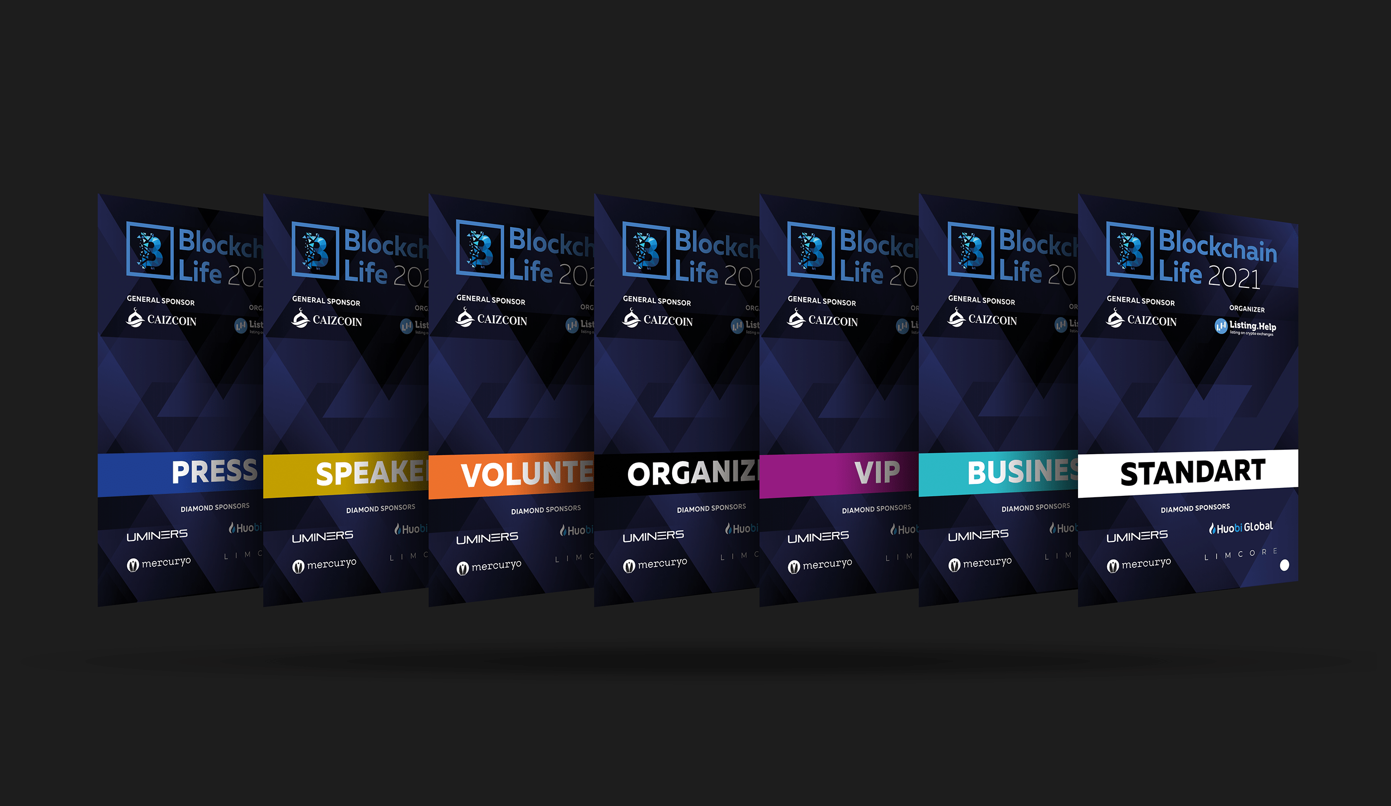 Design for the forum on blockchain and cryptocurrencies — Изображение №5 — Брендинг, Графика на Dprofile