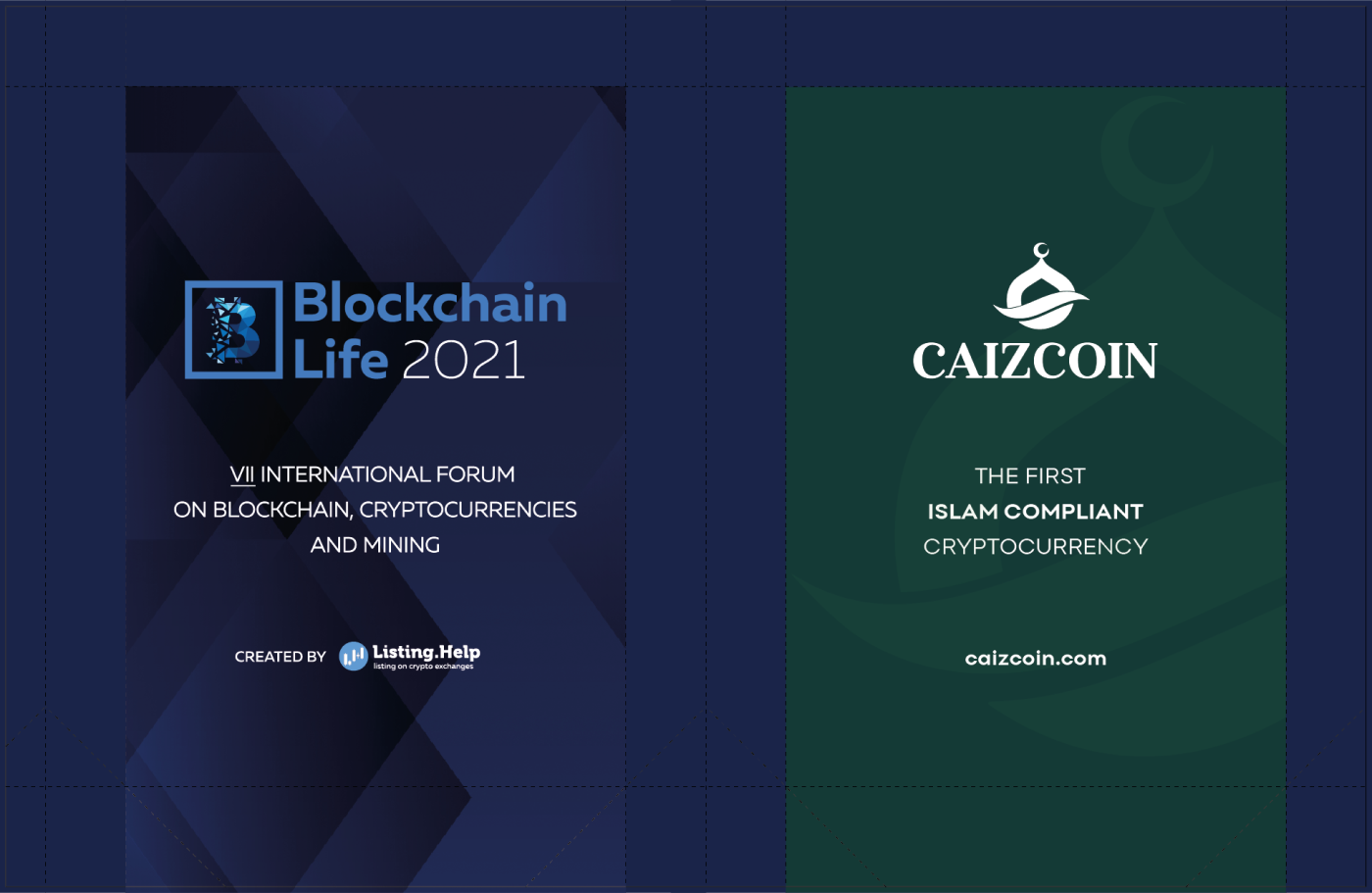 Design for the forum on blockchain and cryptocurrencies — Изображение №8 — Брендинг, Графика на Dprofile