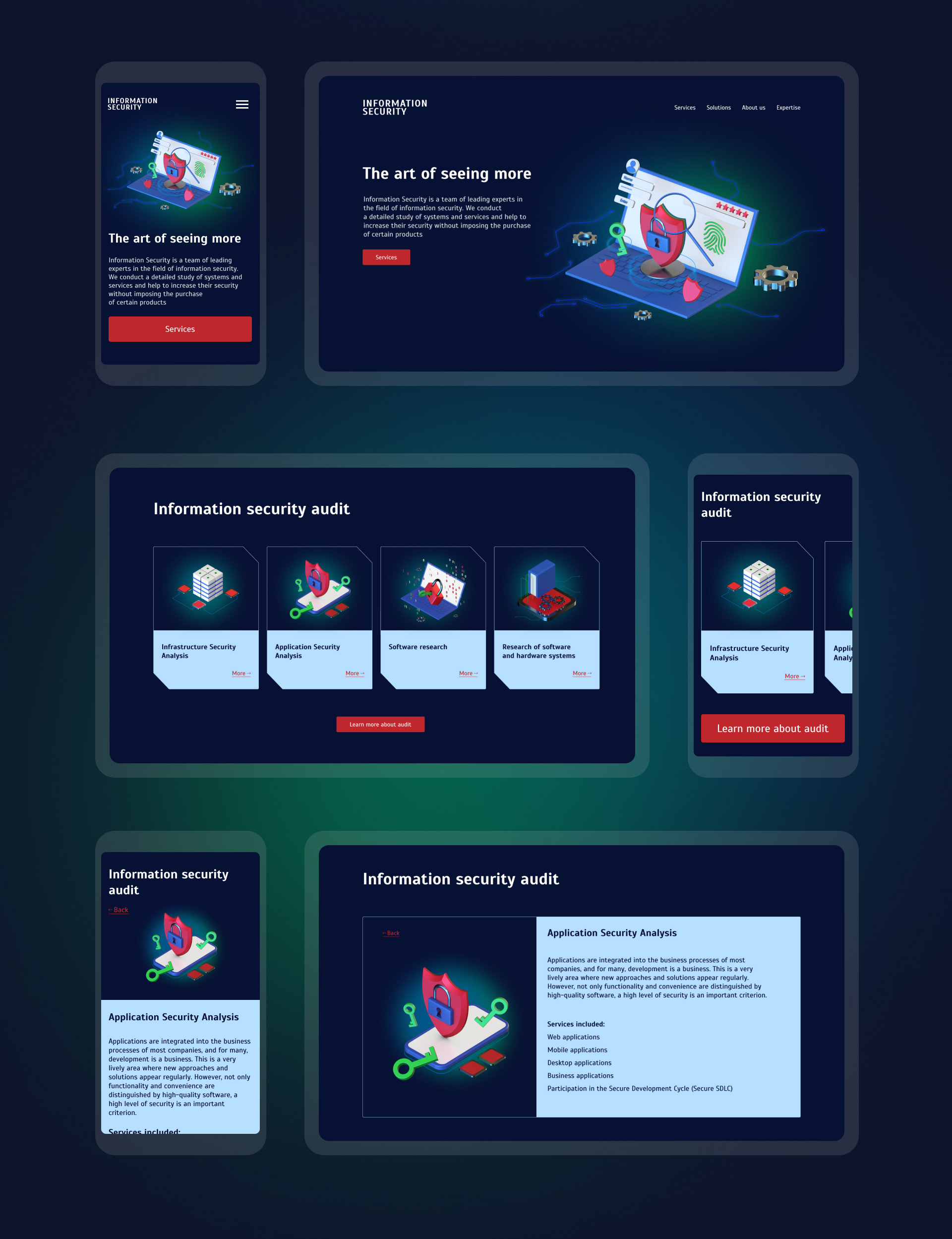 3D web illustration | Information security — Изображение №2 — Интерфейсы, 3D на Dprofile
