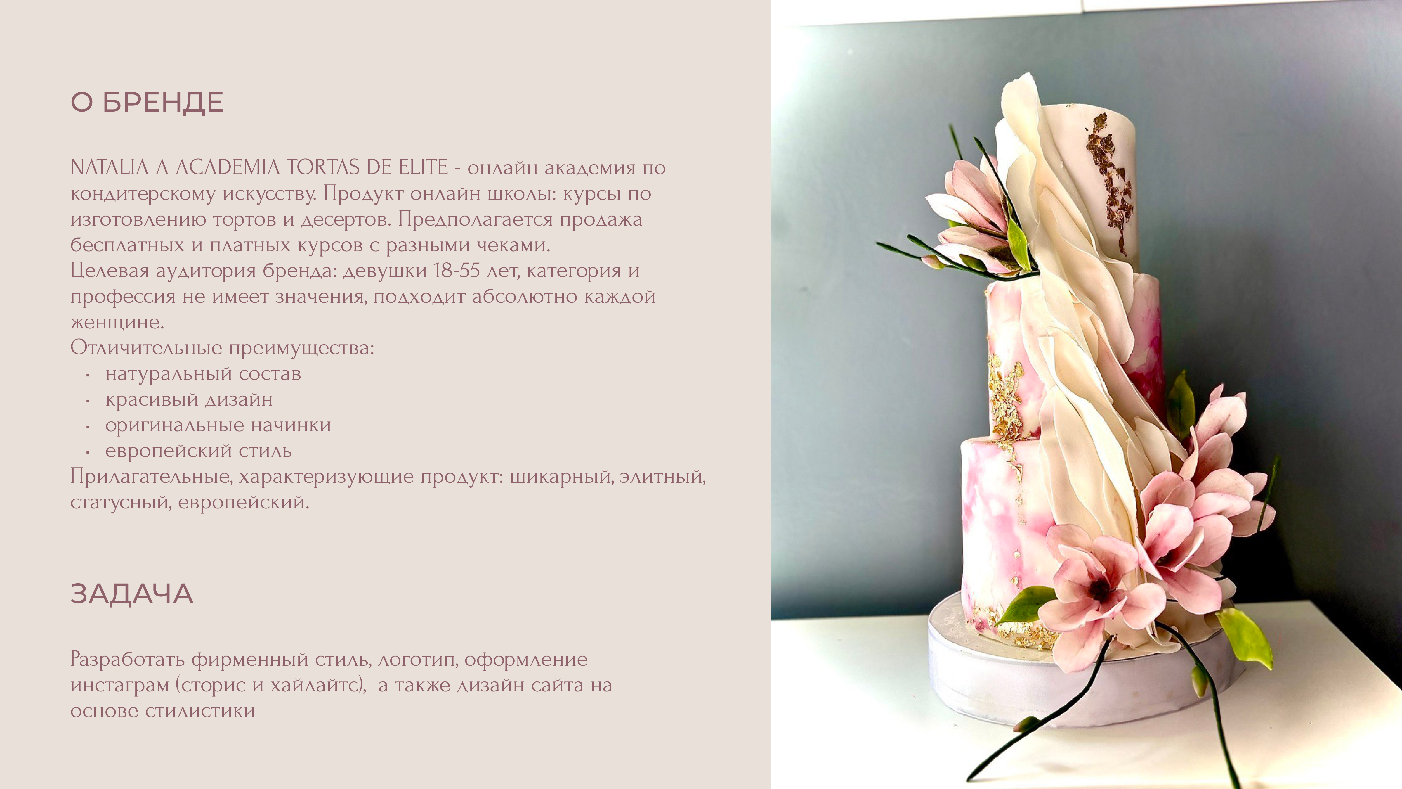 ФИРМЕННЫЙ СТИЛЬ | ОНЛАЙН АКАДЕМИЯ КОНДИТЕРСКОГО ИСКУССТВА — Изображение №2 — Интерфейсы, Брендинг на Dprofile