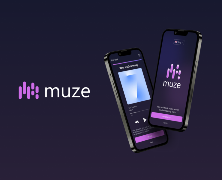 Music service for downloading tracks — Интерфейсы на Dprofile