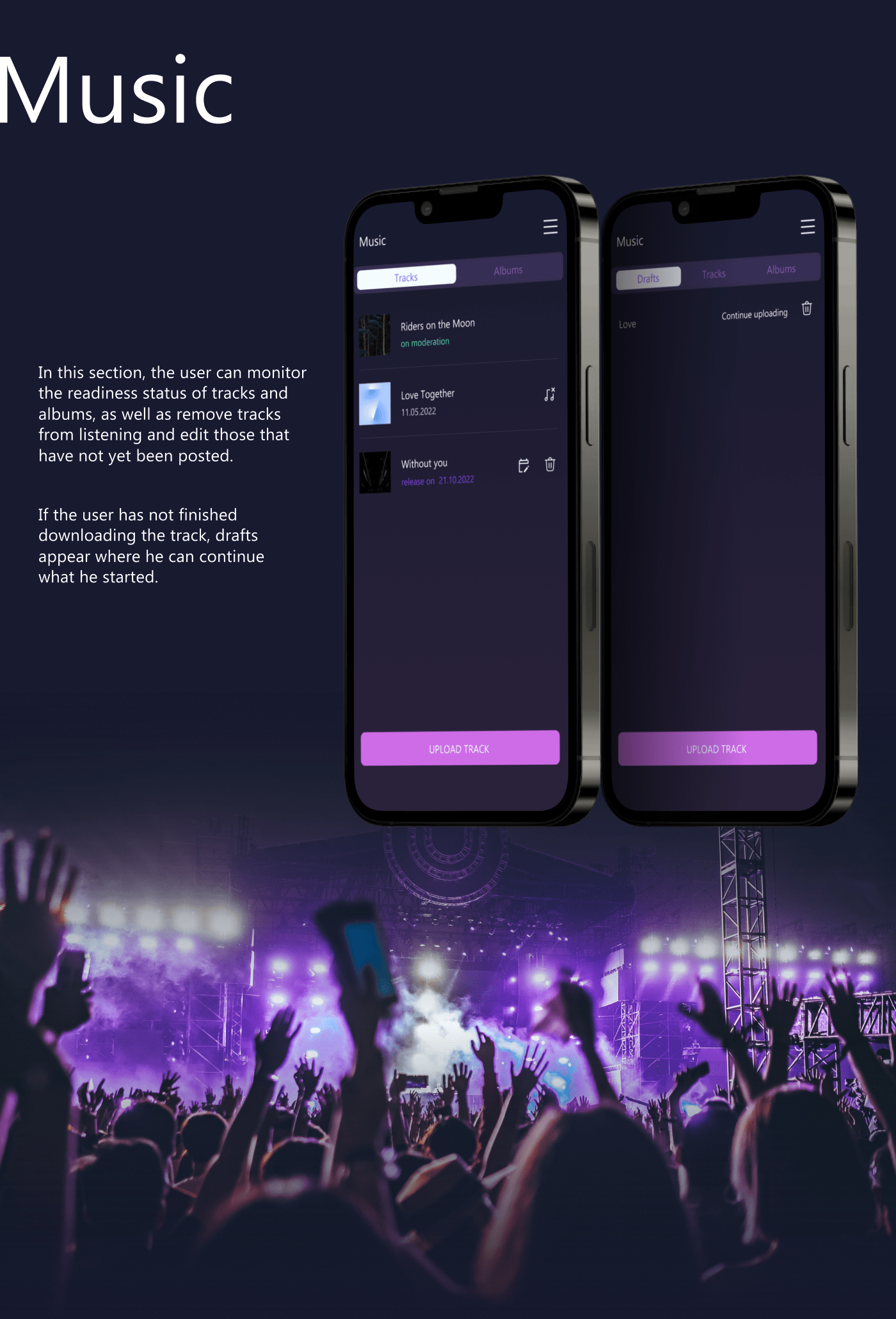 Music service for downloading tracks — Изображение №10 — Интерфейсы на Dprofile