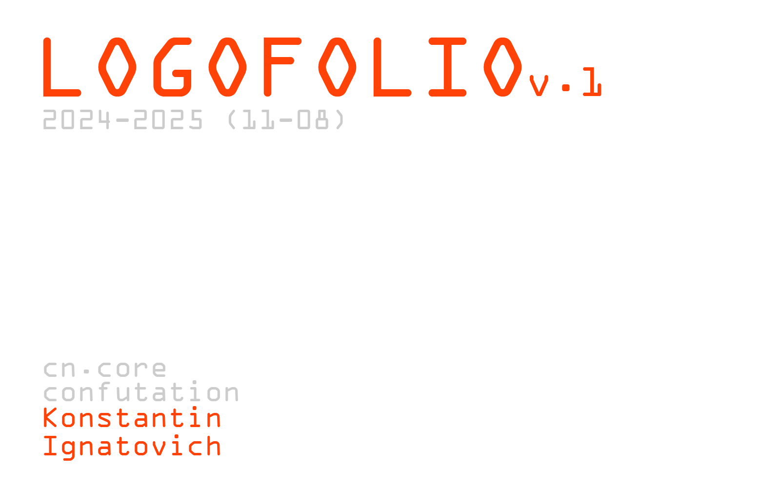 LOGOFOLIO 2024-2025 — Изображение №1 — Брендинг, Графика на Dprofile