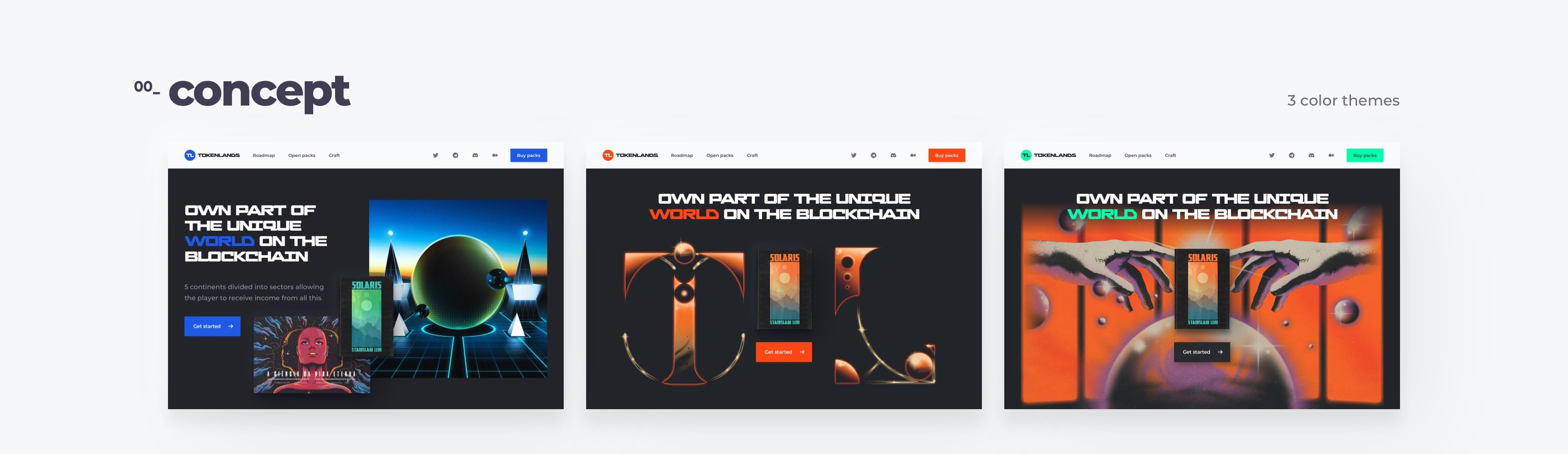 nft cards landing token — Изображение №2 — Интерфейсы, Иллюстрация на Dprofile