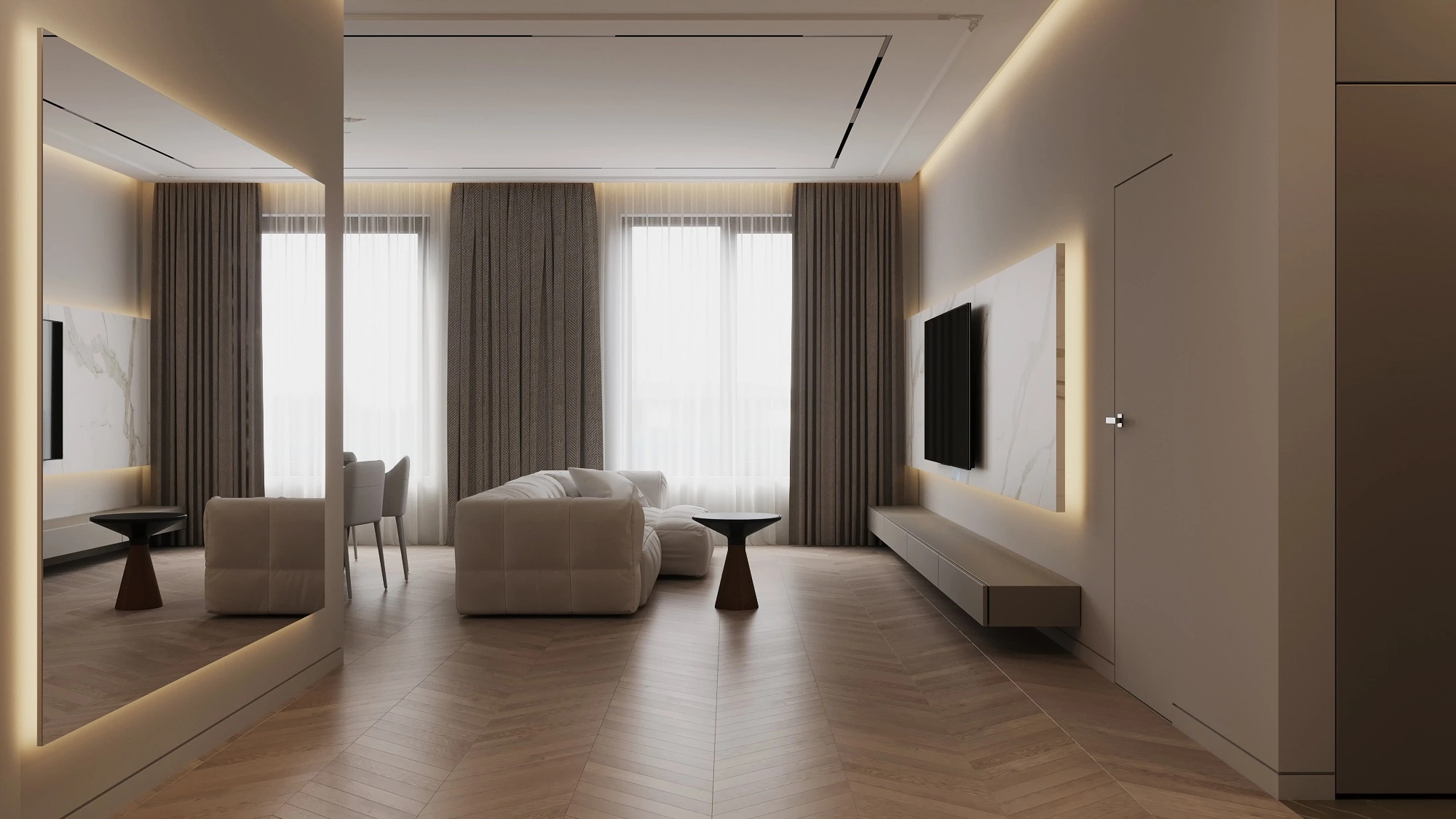 Проект квартиры — Изображение №5 — Иллюстрация, 3D на Dprofile