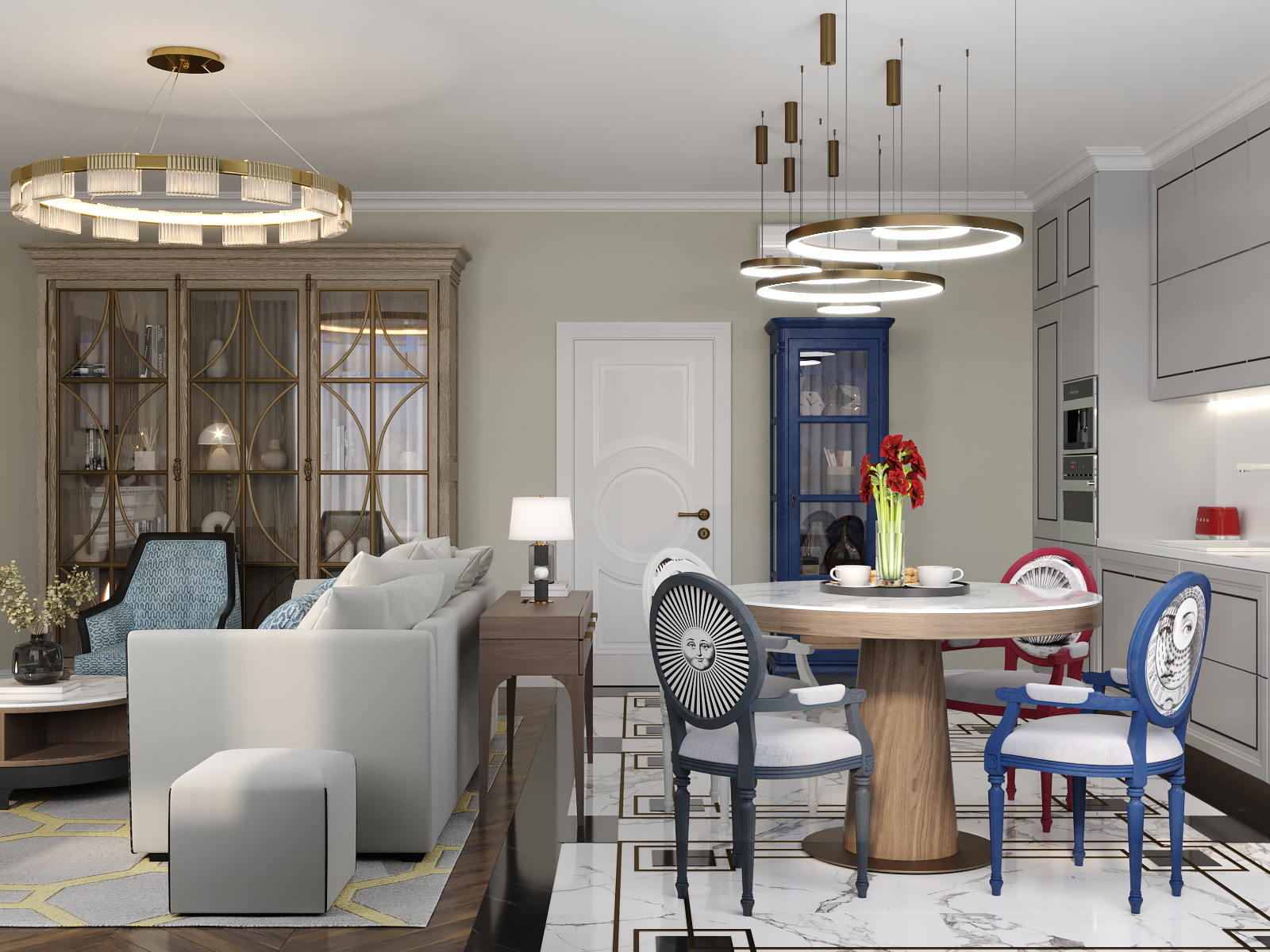 Проект квартиры, Санкт-Петербург, 2024 — Изображение №1 — 3D на Dprofile