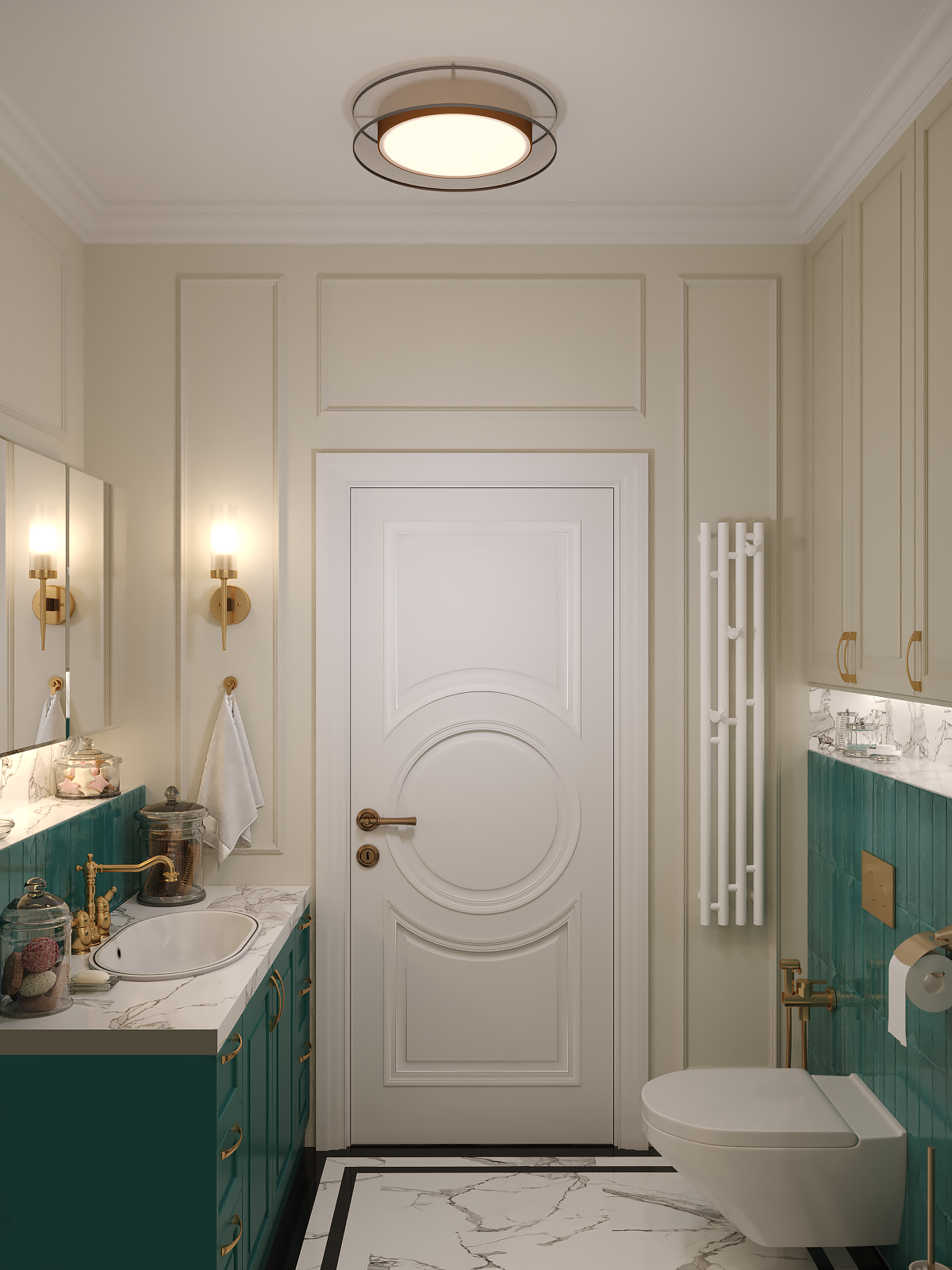 Проект квартиры, Санкт-Петербург, 2024 — Изображение №7 — 3D на Dprofile