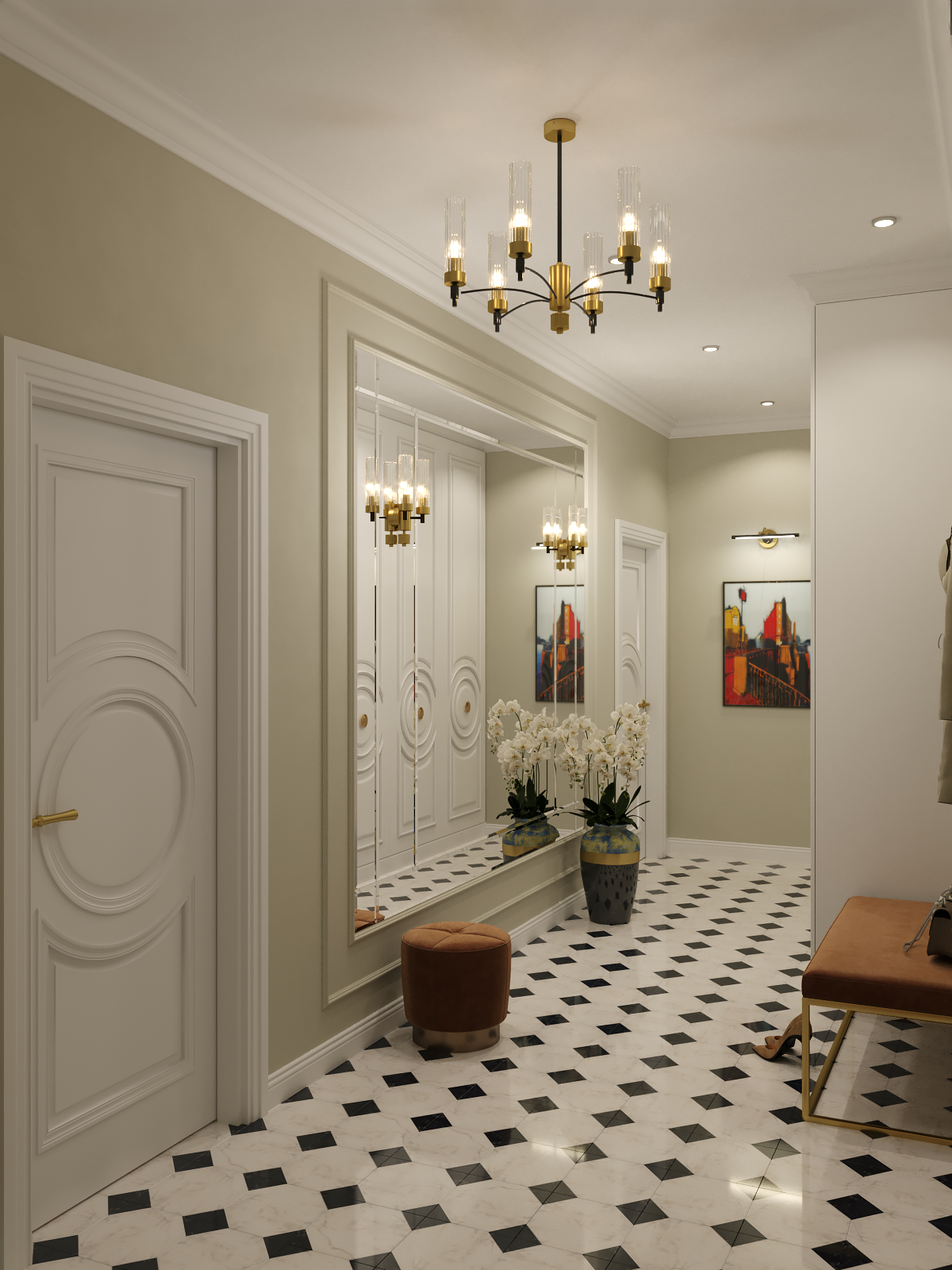 Проект квартиры, Санкт-Петербург, 2024 — Изображение №10 — 3D на Dprofile