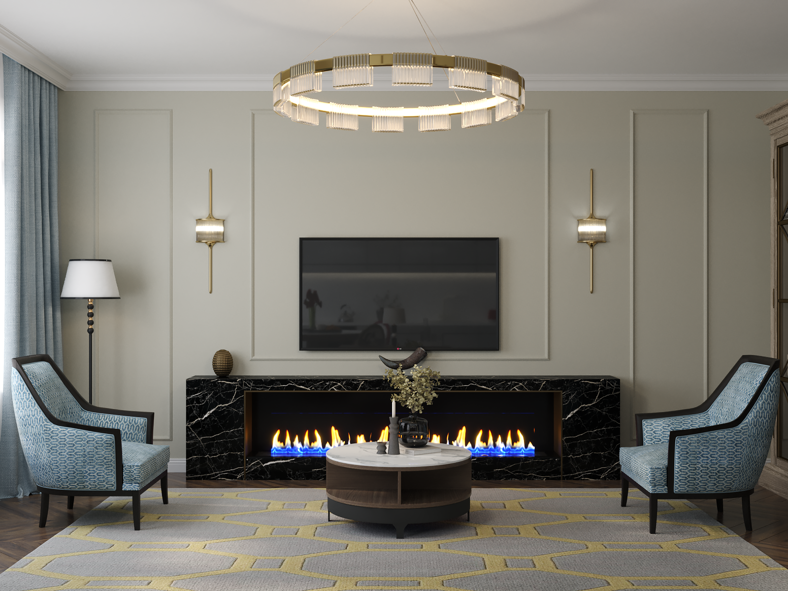 Проект квартиры, Санкт-Петербург, 2024 — Изображение №3 — 3D на Dprofile